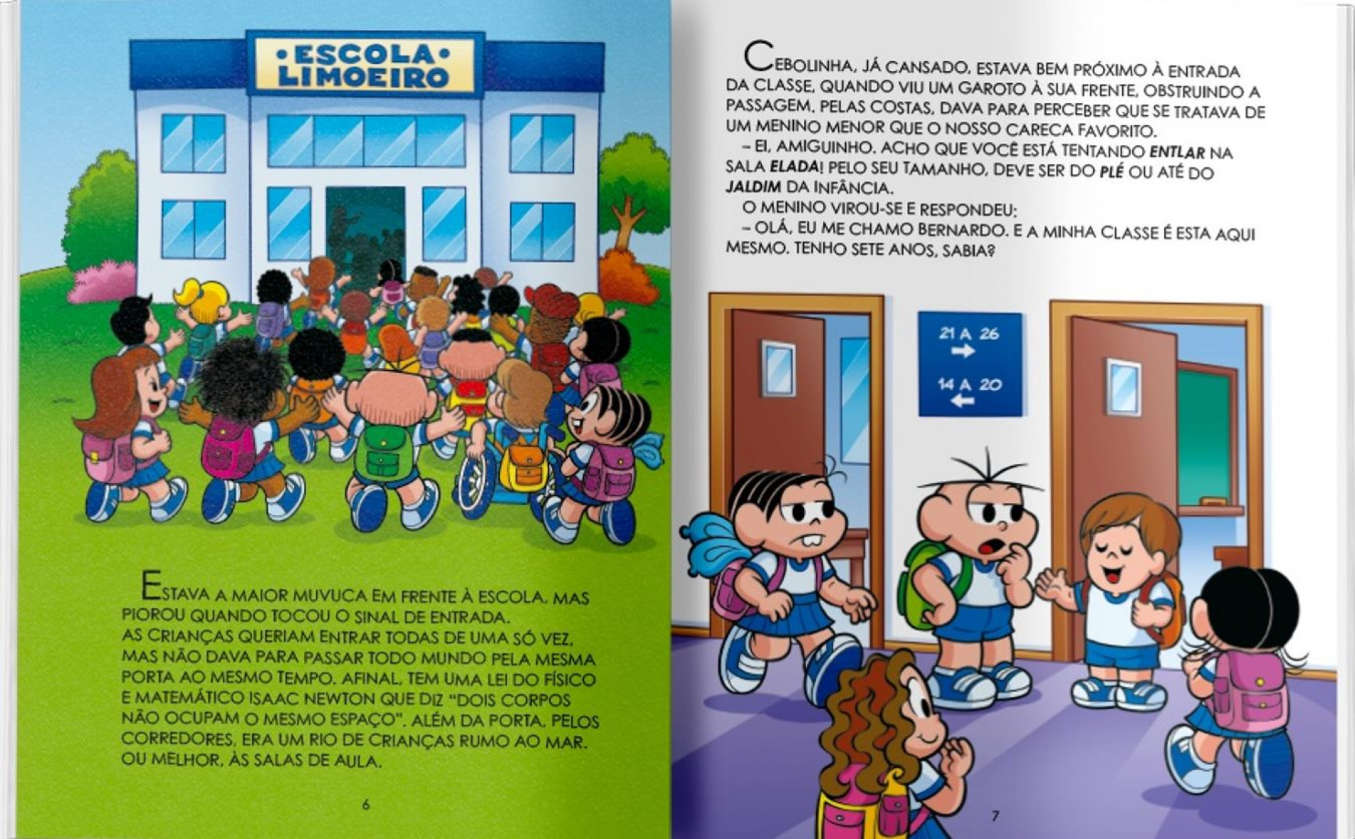 Capa do livro com o novo personagem