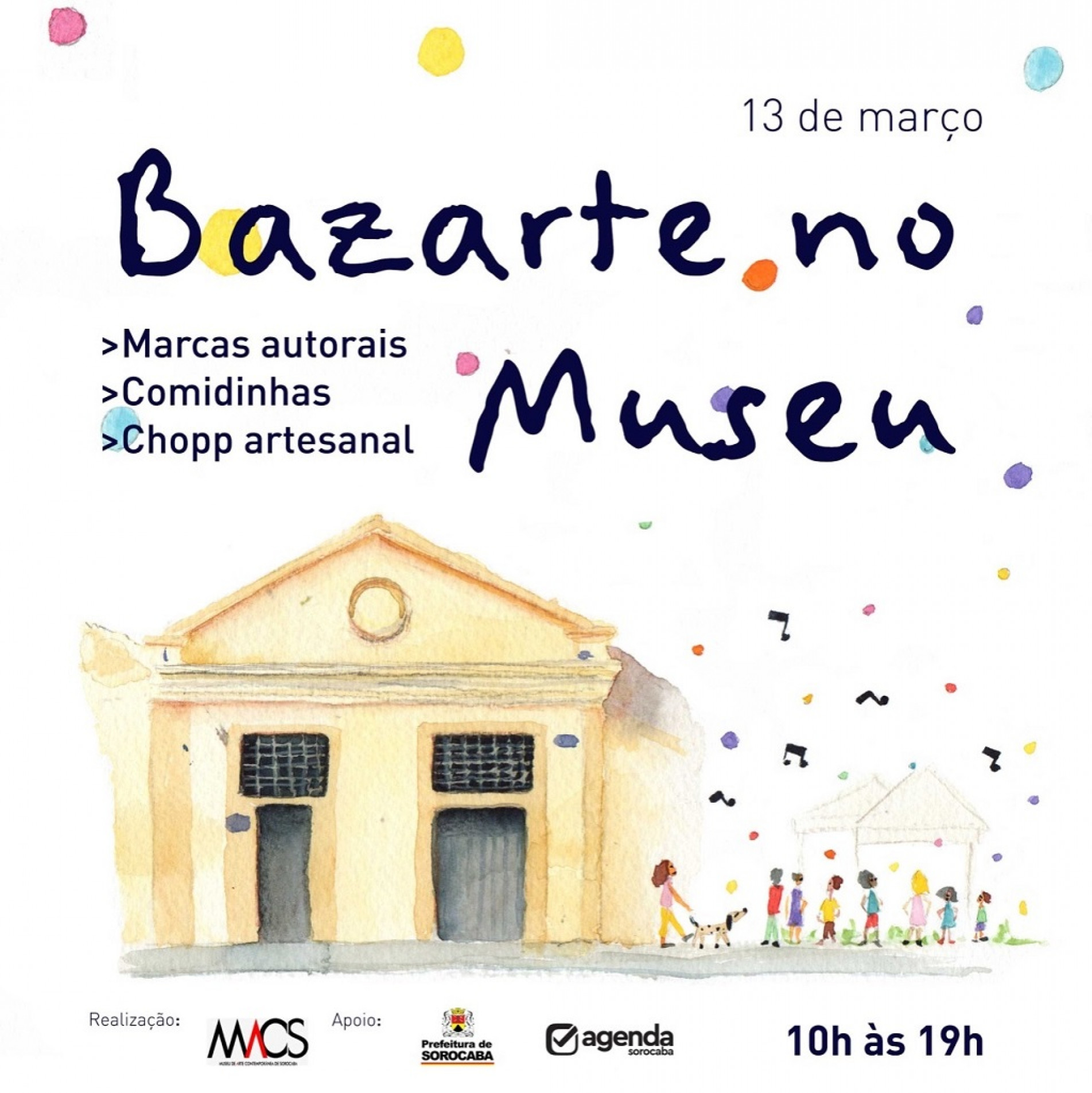 A feira cultural reúne pequenos empreendedores de Sorocaba e região