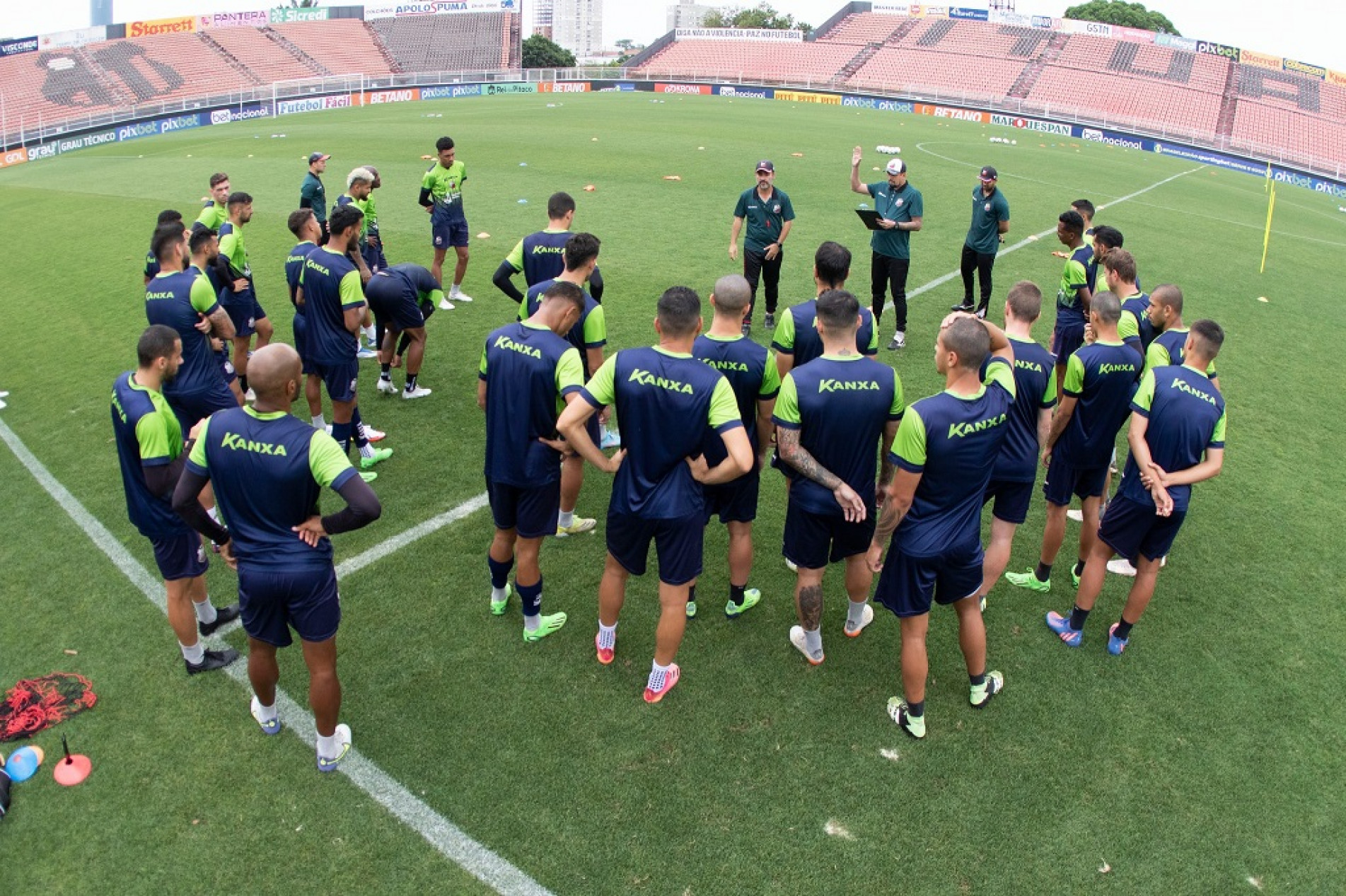 Jogadores do Ituano se preparam para o próximo jogo