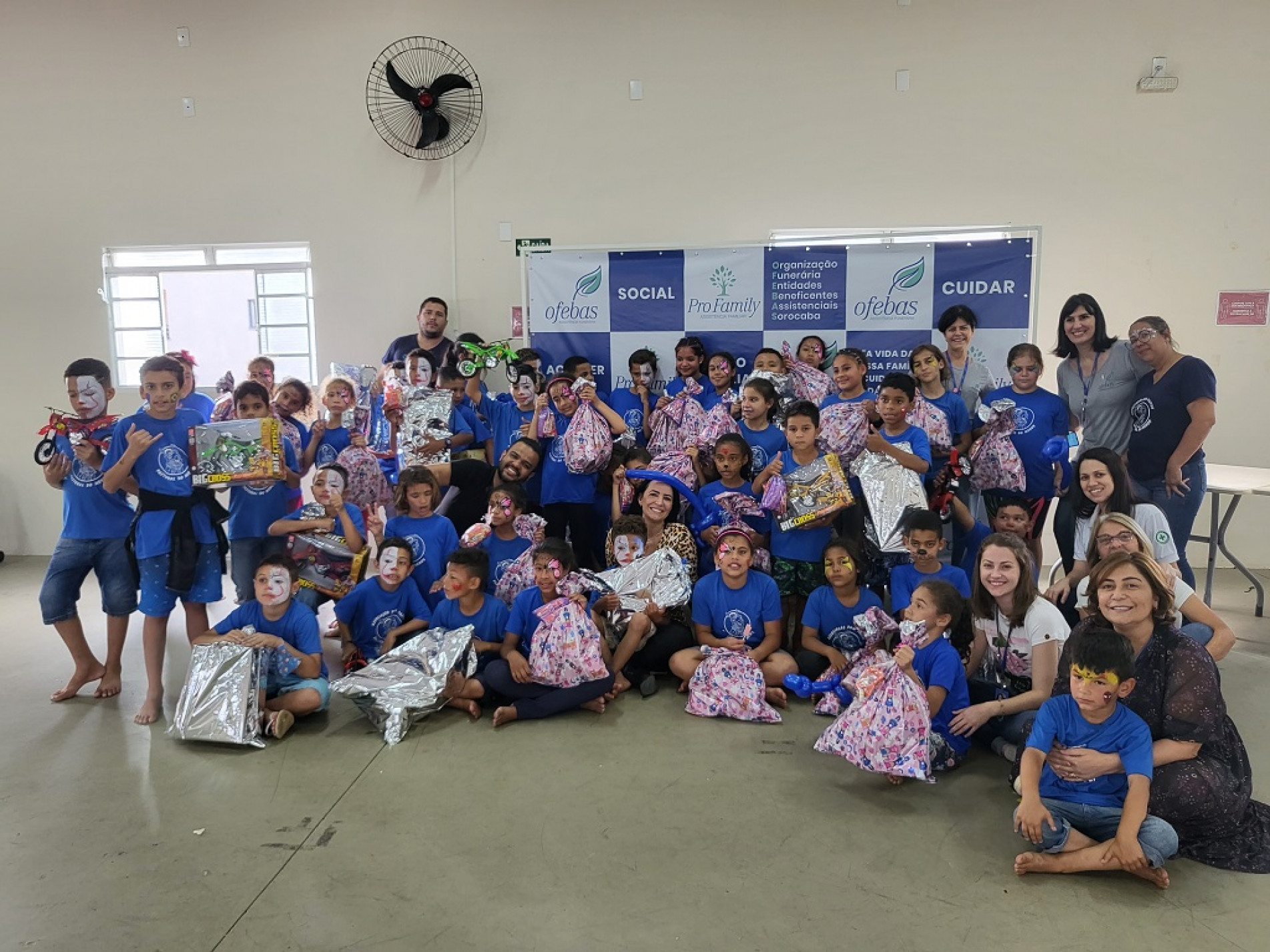 Dia das Crianças na Pastoral do Menor CEC Jacutinga