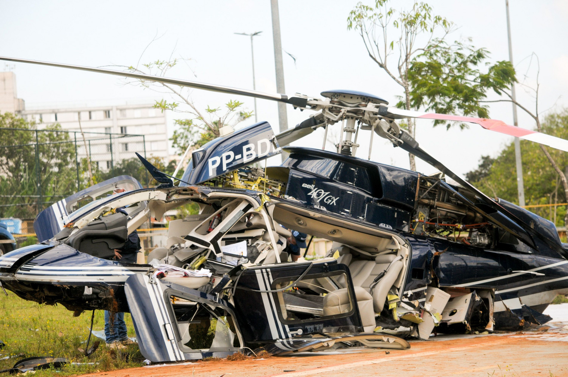 A queda ocorreu perto do Aeroporto de Congonhas