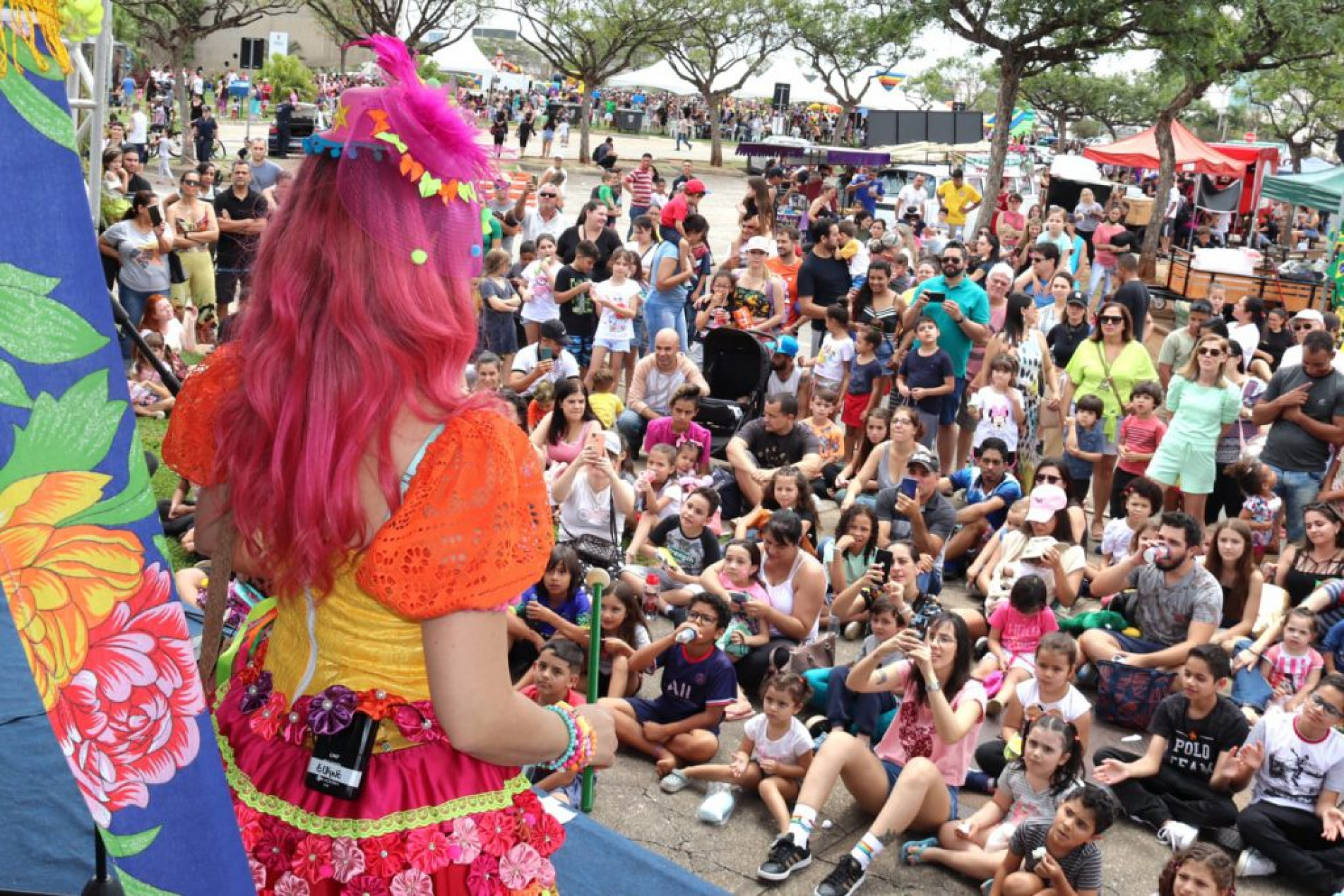 Comemoração do Dia das Crianças teve música, teatro e circo