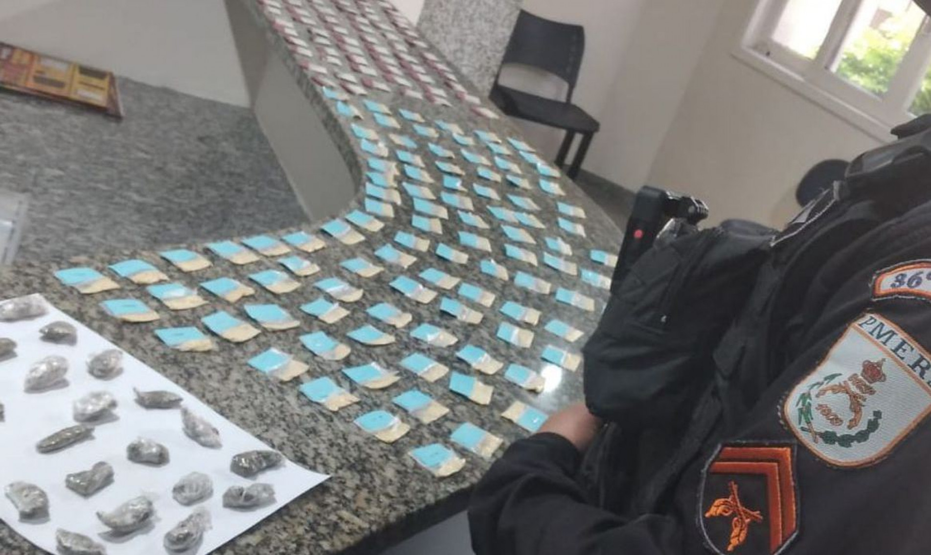 Operação contra o tráfico de drogas