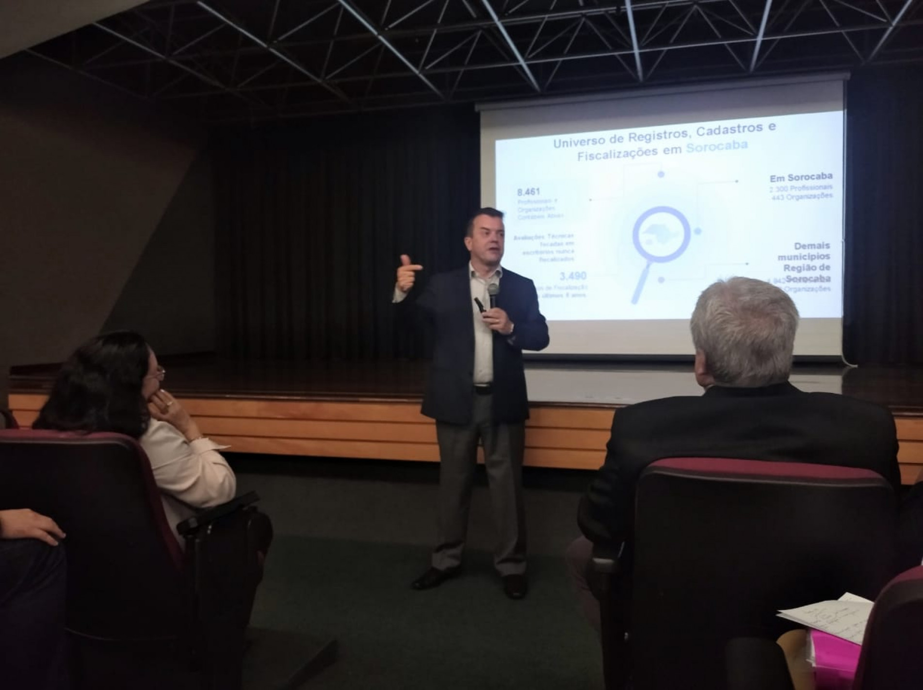 O vice-presidente do CRCSP, Marcelo Monello, tamb&eacute;m apresentou informa&ccedil;&otilde;es sobre irregularidades em Sorocaba e regi&atilde;o