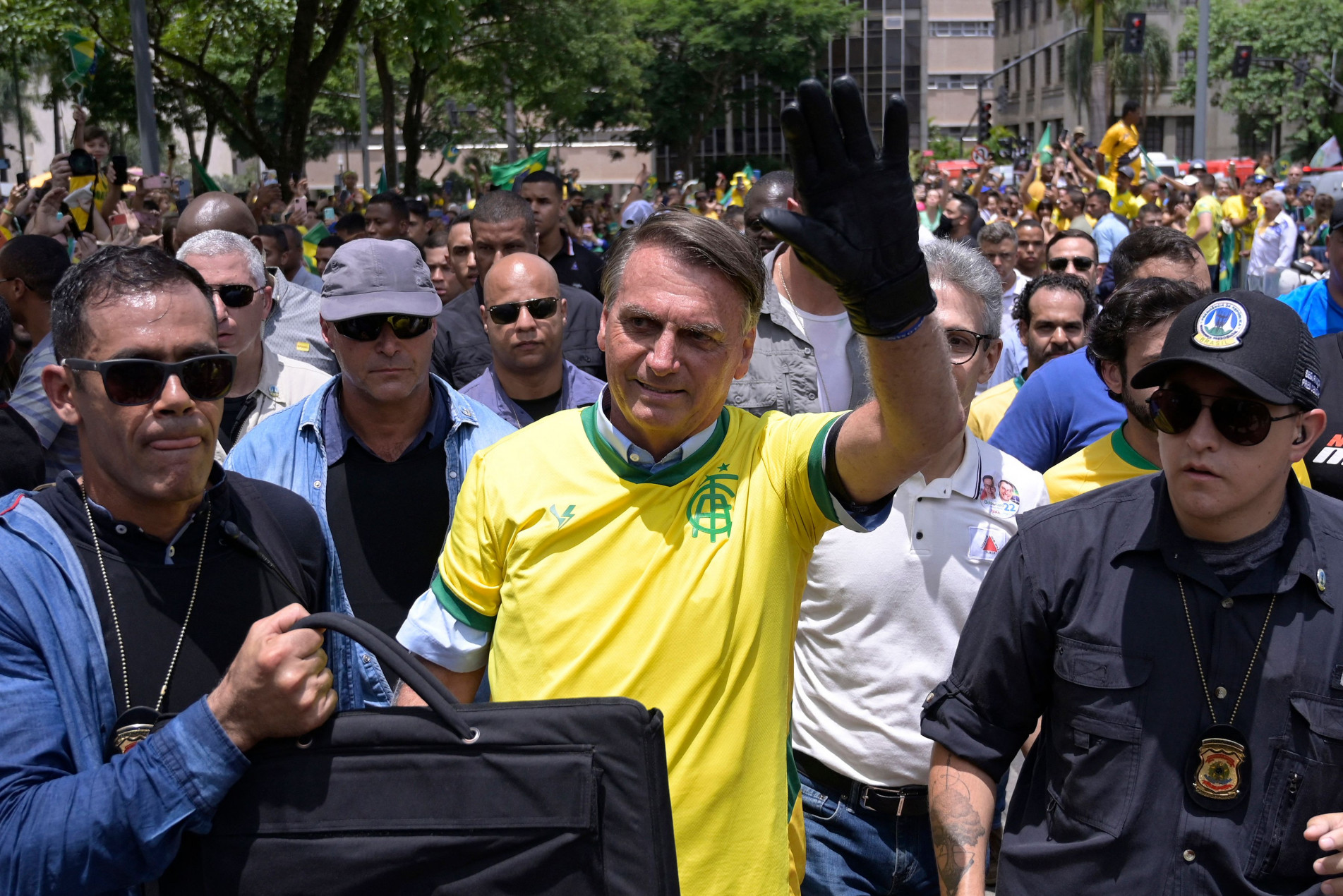 Em Belo Horizonte, Bolsonaro disse estar confiante na vitória