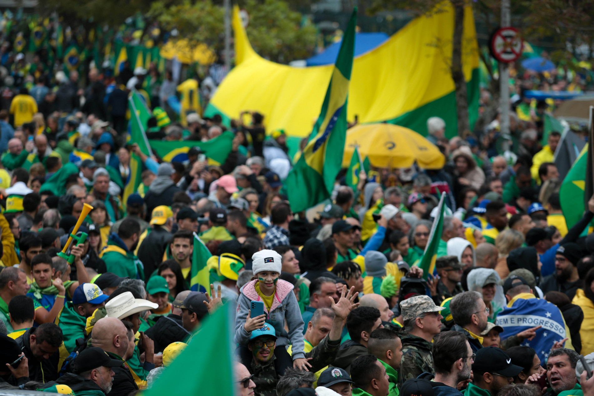 Em São Paulo, a manifestação foi no Ibirapuera
