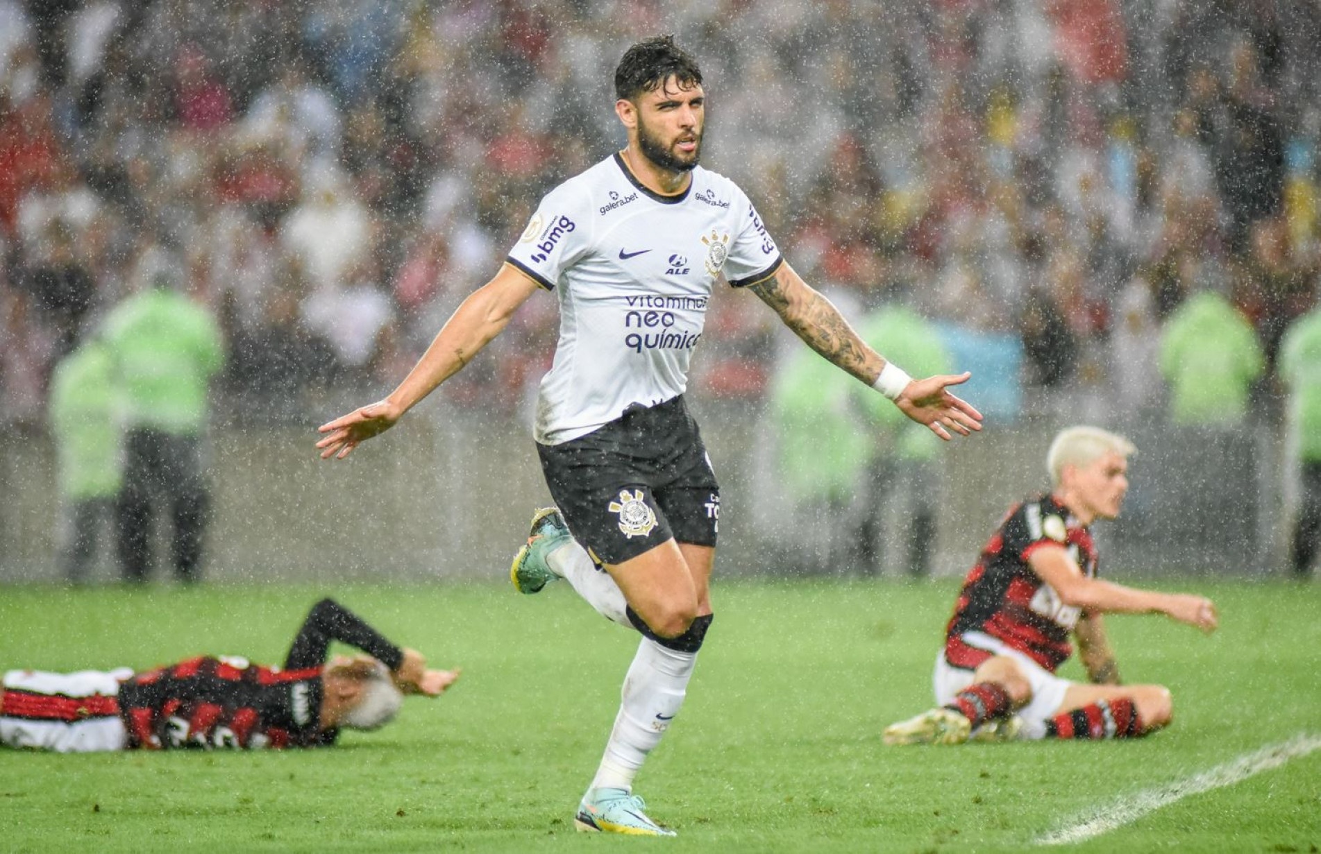 Yuri Alberto definiu a vit&oacute;ria sobre o Flamengo