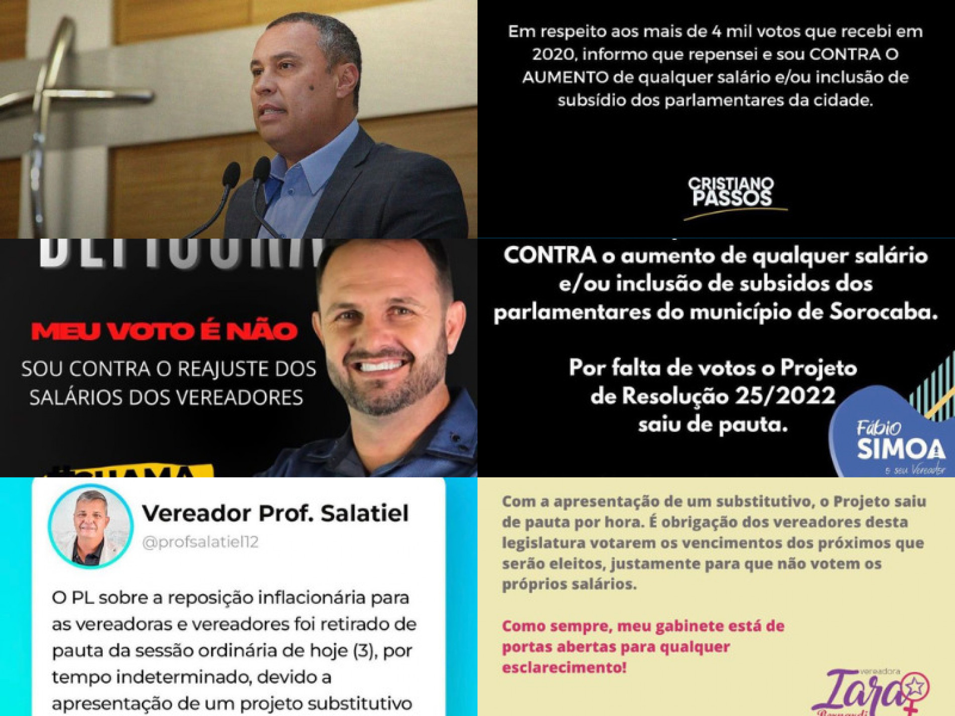 Vereadores mudam voto após pressão popular