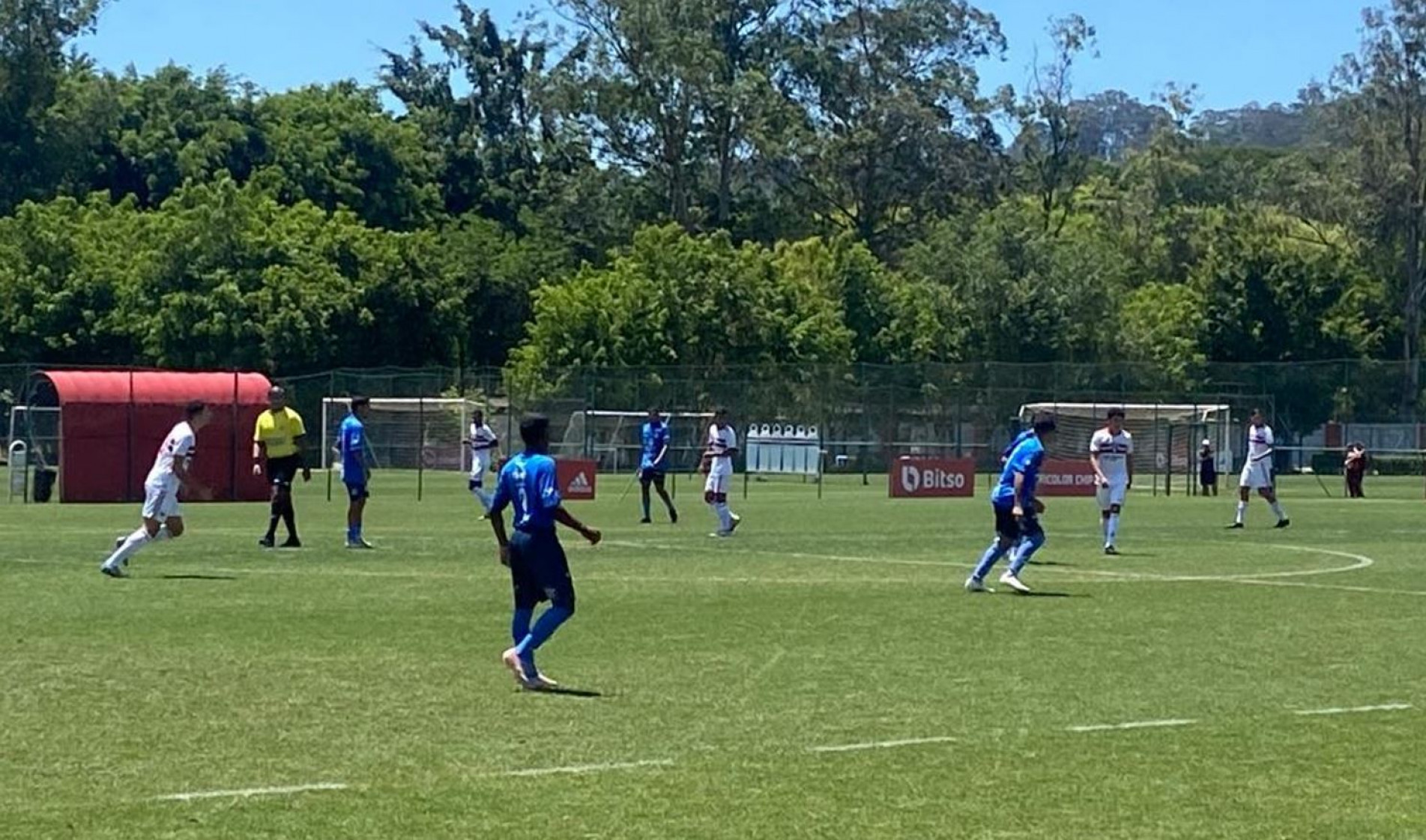 Vitória beneditina por 5 a 4 foi ontem, no CT de Cotia