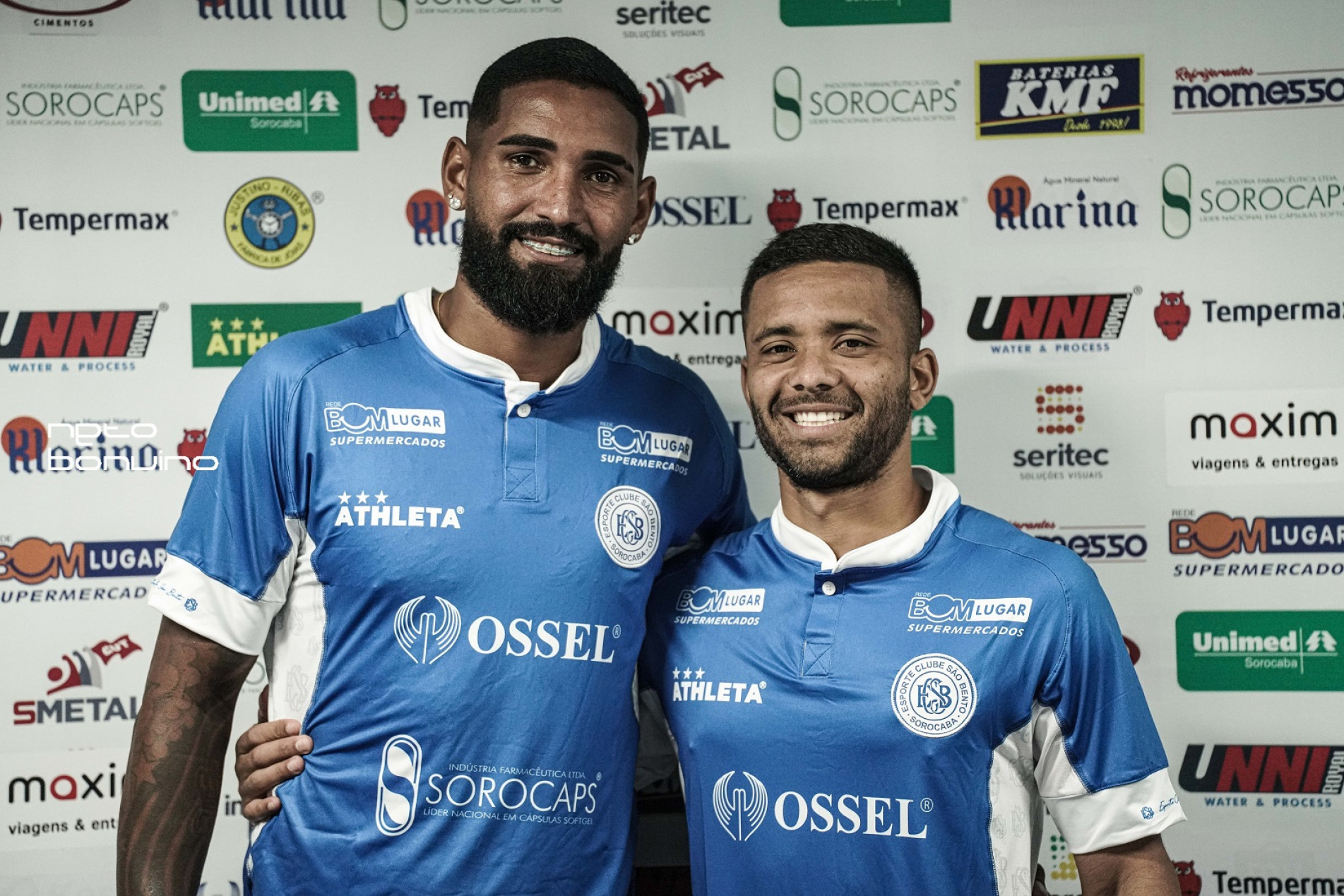 Marcos Nunes, atacante, e Victor Pereira, zagueiro, jogaram a A2