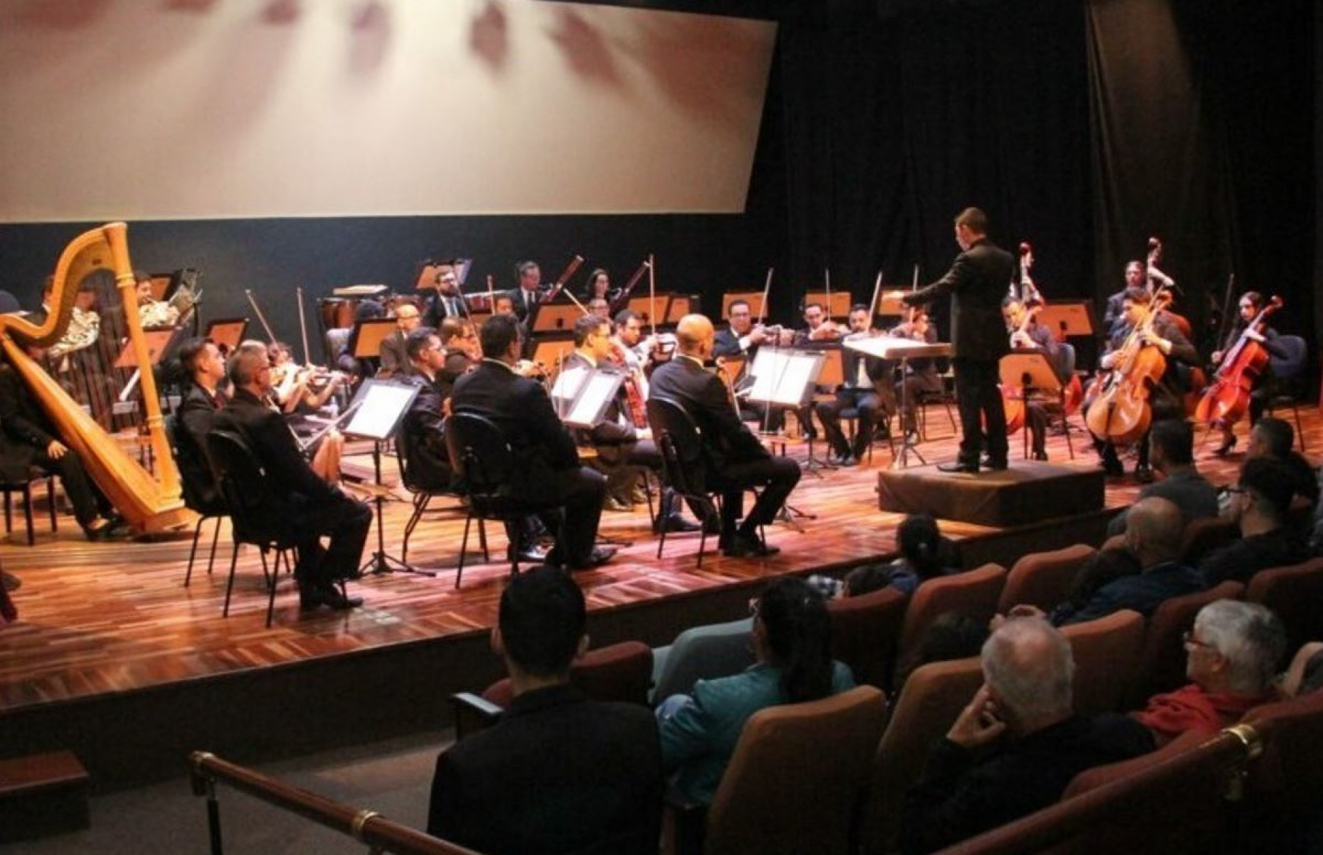 Uma das apresentações da orquestra na Sala, que comemora 15 anos