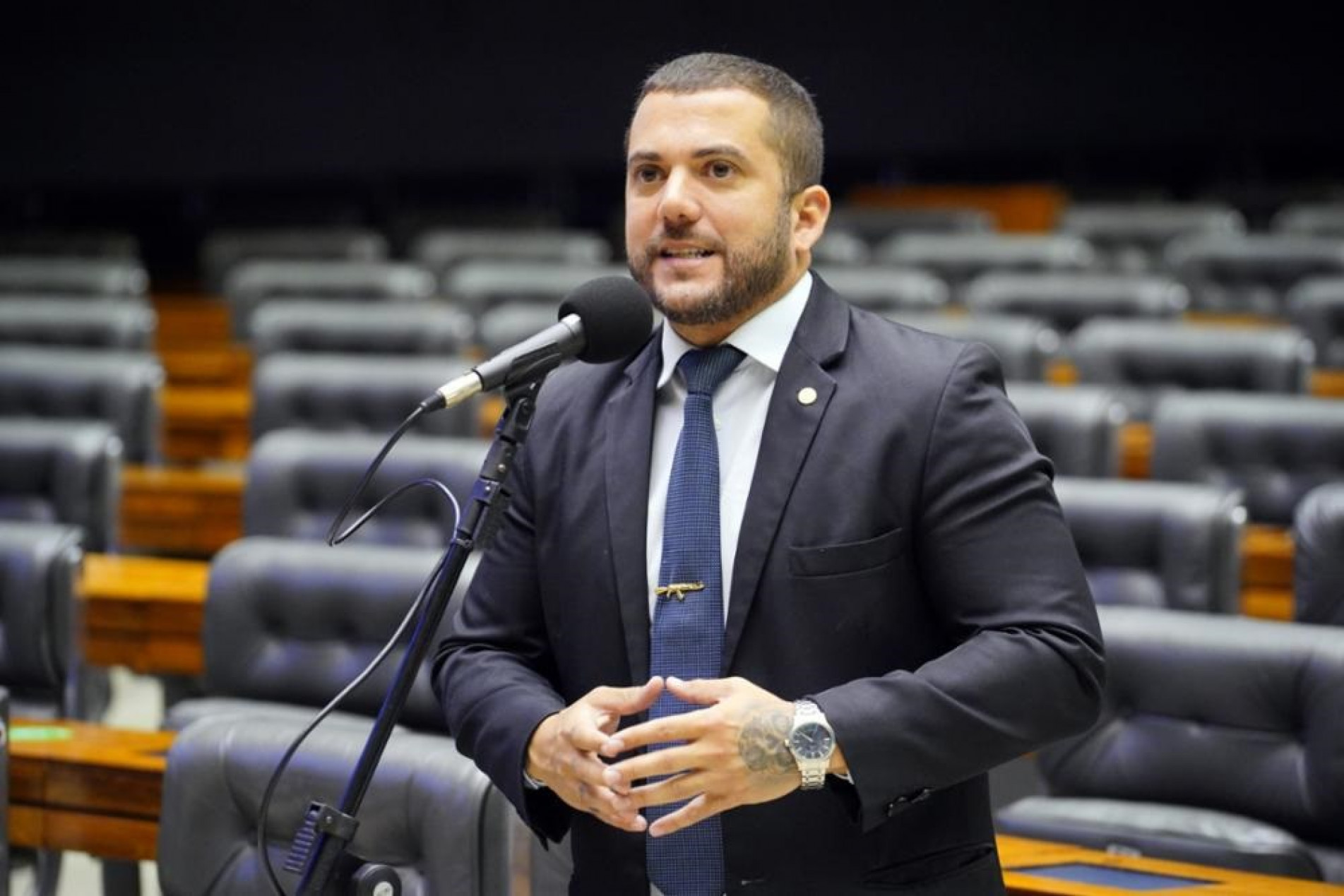 Deputado federal, Carlos Jordy (PSL-RJ) foi reeleito pelo Estado do Rio de Janeiro