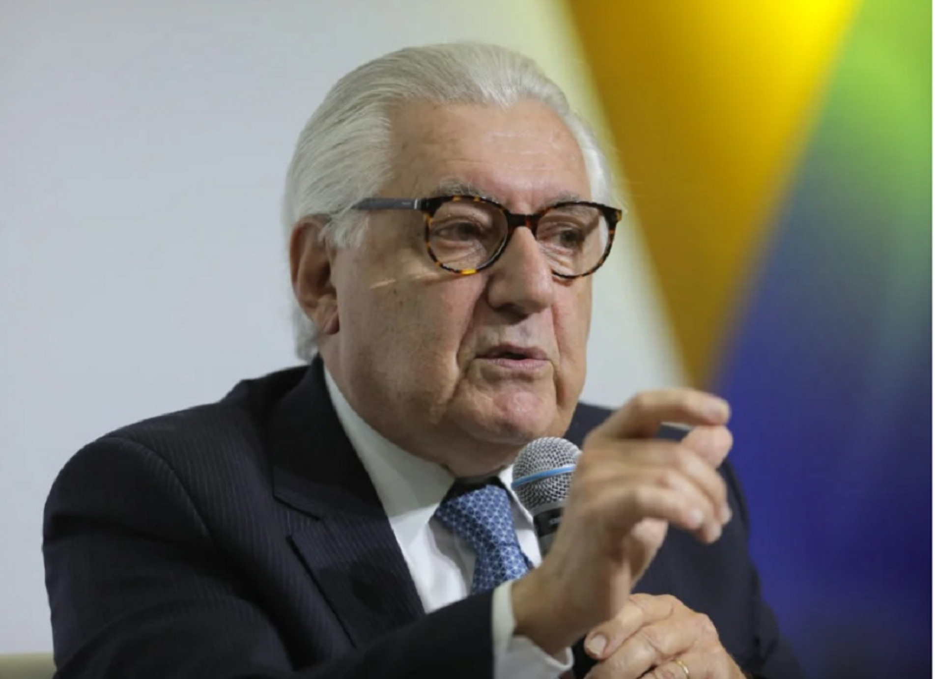 Coordenador do governo de transição em São Paulo, Guilherme Afif Domingos