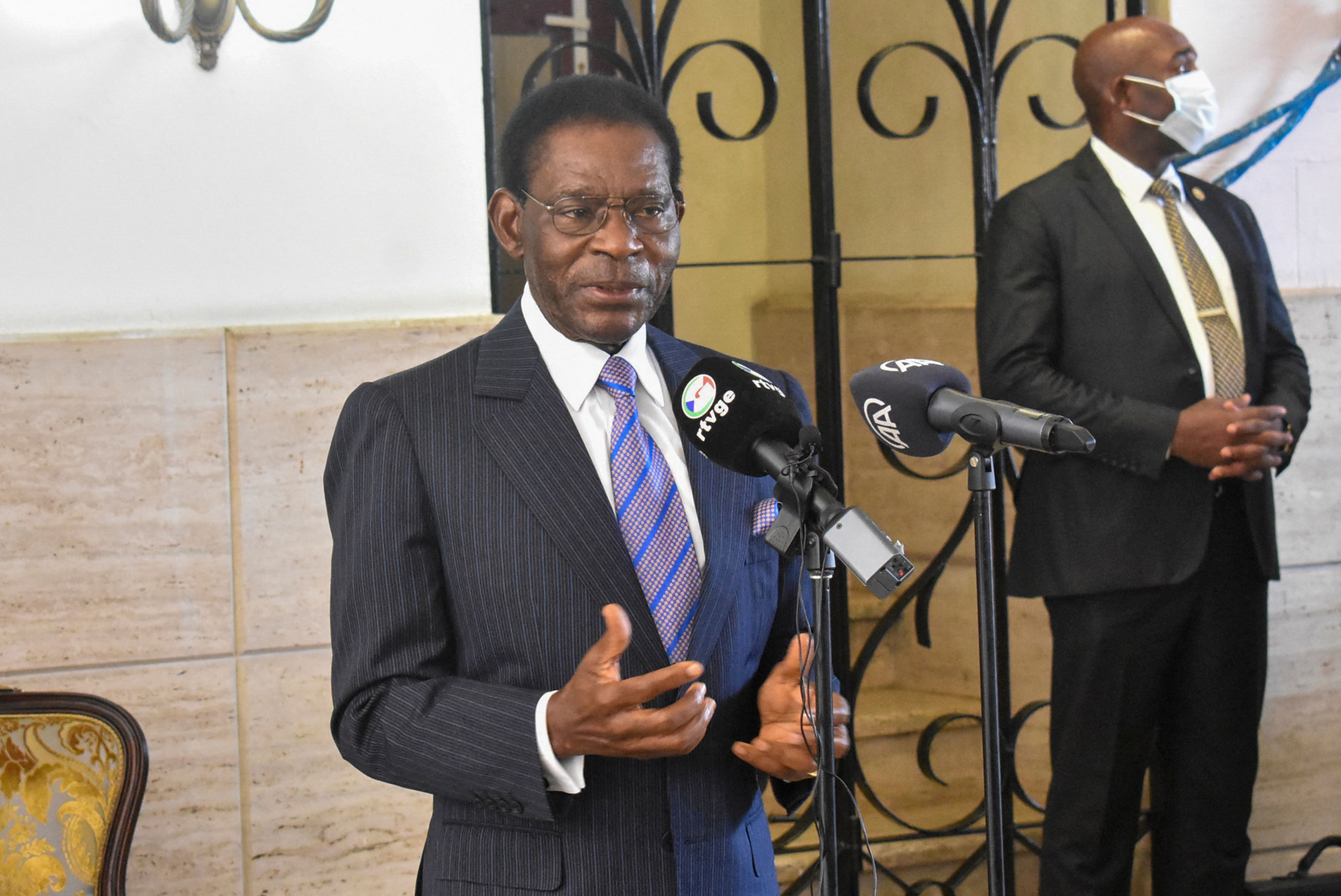 Teodoro Obiang Nguema Mbasogo está no poder desde 1979