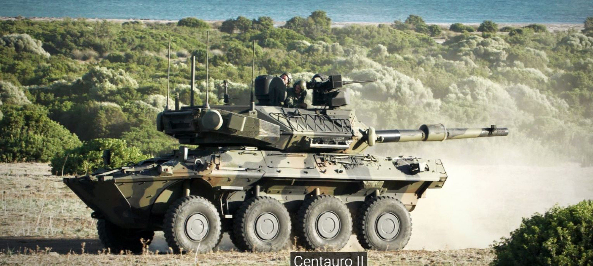 O blindado Centauro II fabricado pela Iveco-Oto Melara