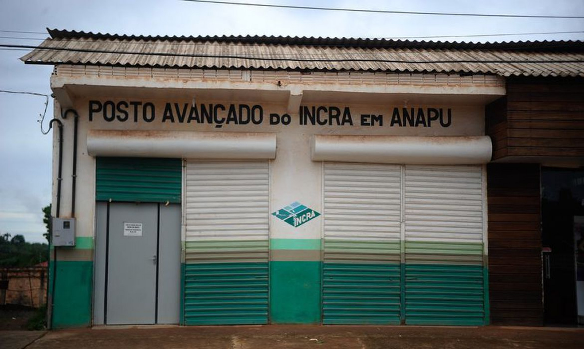 Anapu - No próximo dia 12, completam 10 anos do assassinato da missionária norte-americana Dorothy Stang, ela defendia o uso sustentável da terra, no município de Anapu, norte do Pará. Na foto, o posto do INCRA em Anapu.