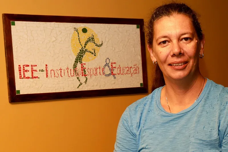 Ana Moser, ex-jogadora de vôlei e ministra dos Esportes do governo Lula