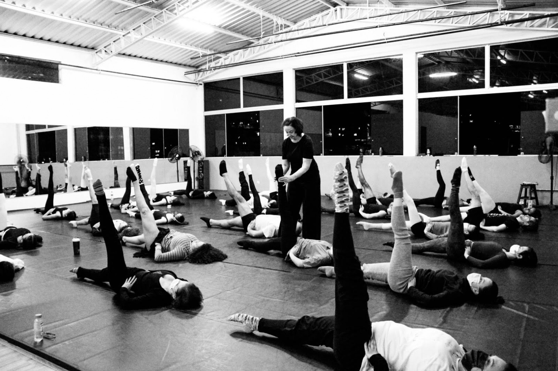 Sorocabana em uma das aulas da técnica 