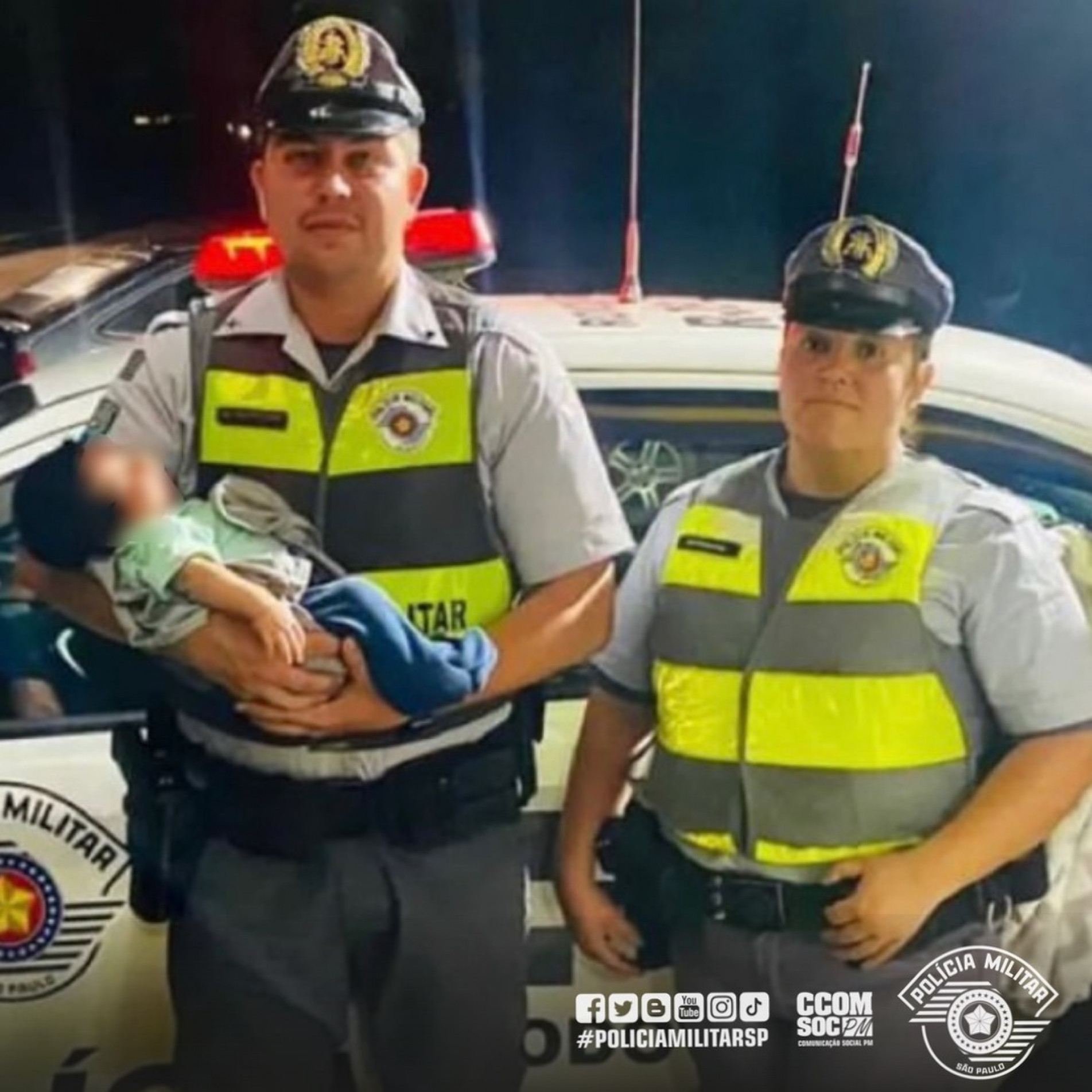 Bebê foi encaminhada ao Pronto-Socorro de Piedade 