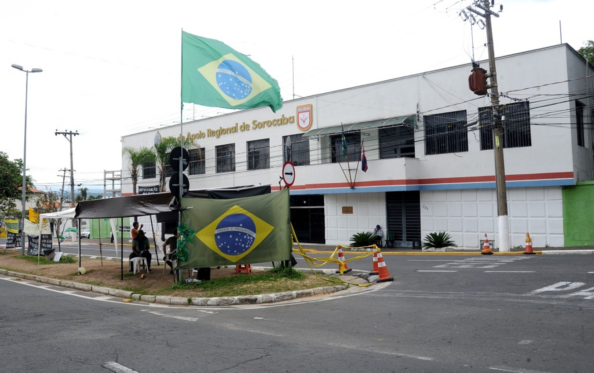 A Pol&iacute;cia desmobilizou os 34 acampamentos do Estado de S&atilde;o Paulo, incluindo o de Sorocaba