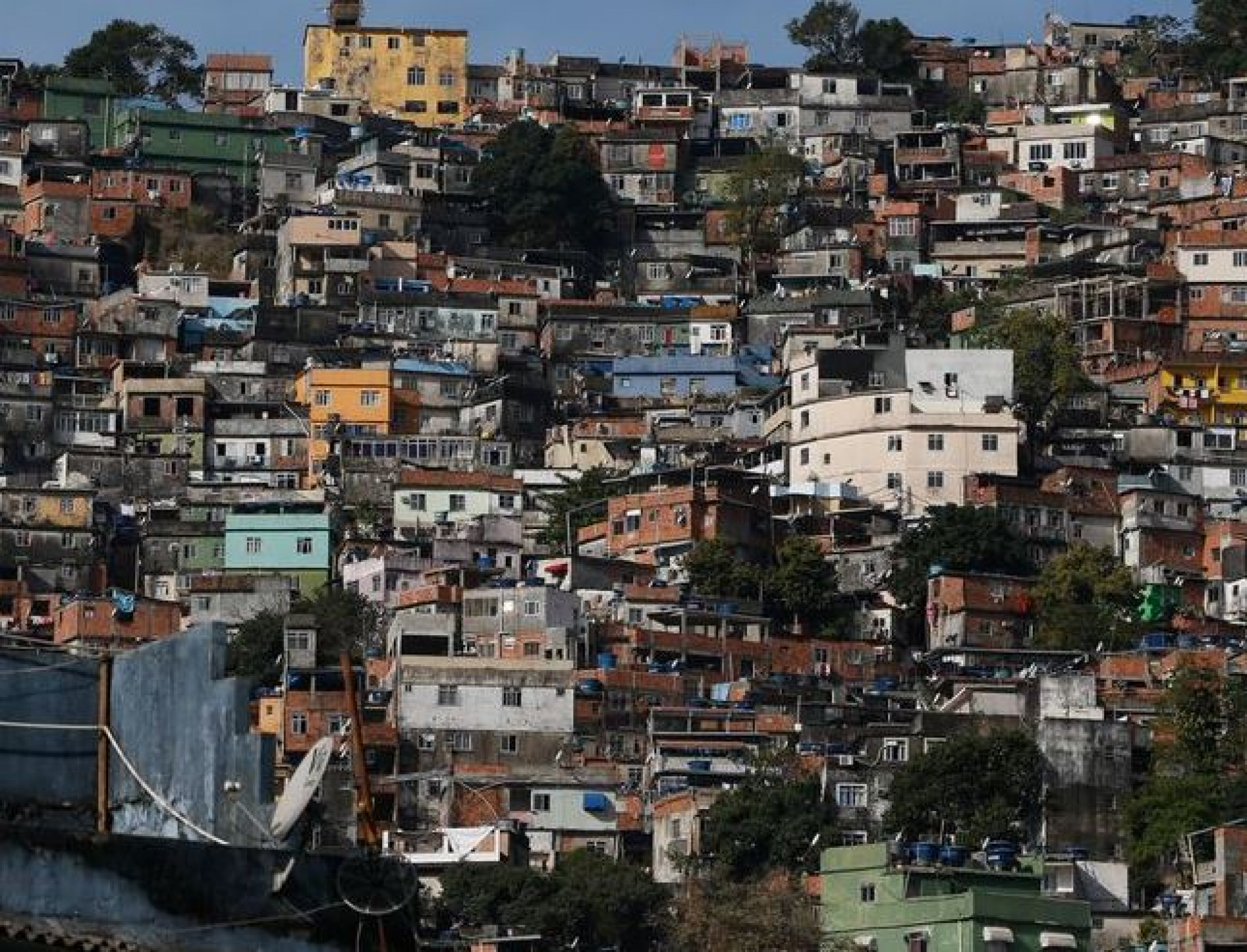 Comunidade da Rocinha, na zona sul do Rio