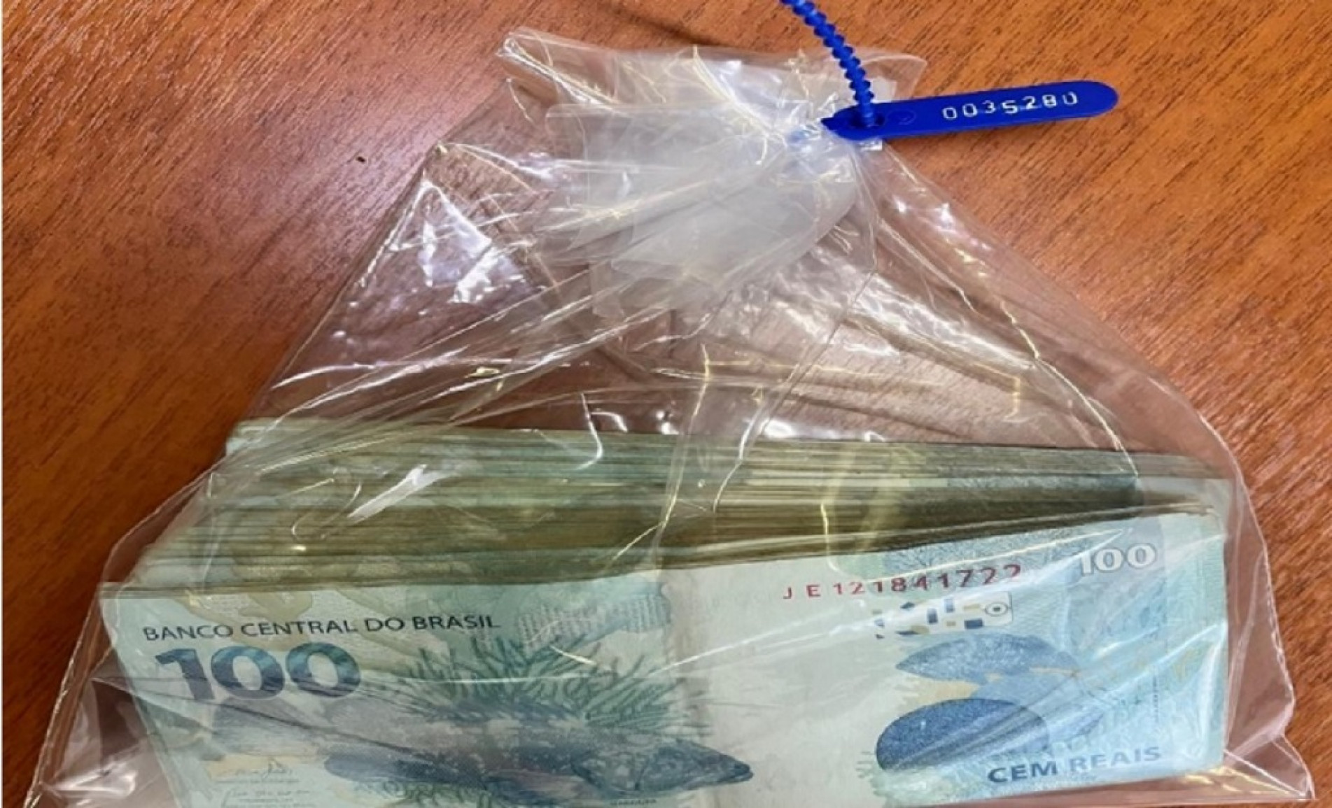 Dinheiro que foi entregue ao Gaeco e está em uma conta judicial: seria de propina