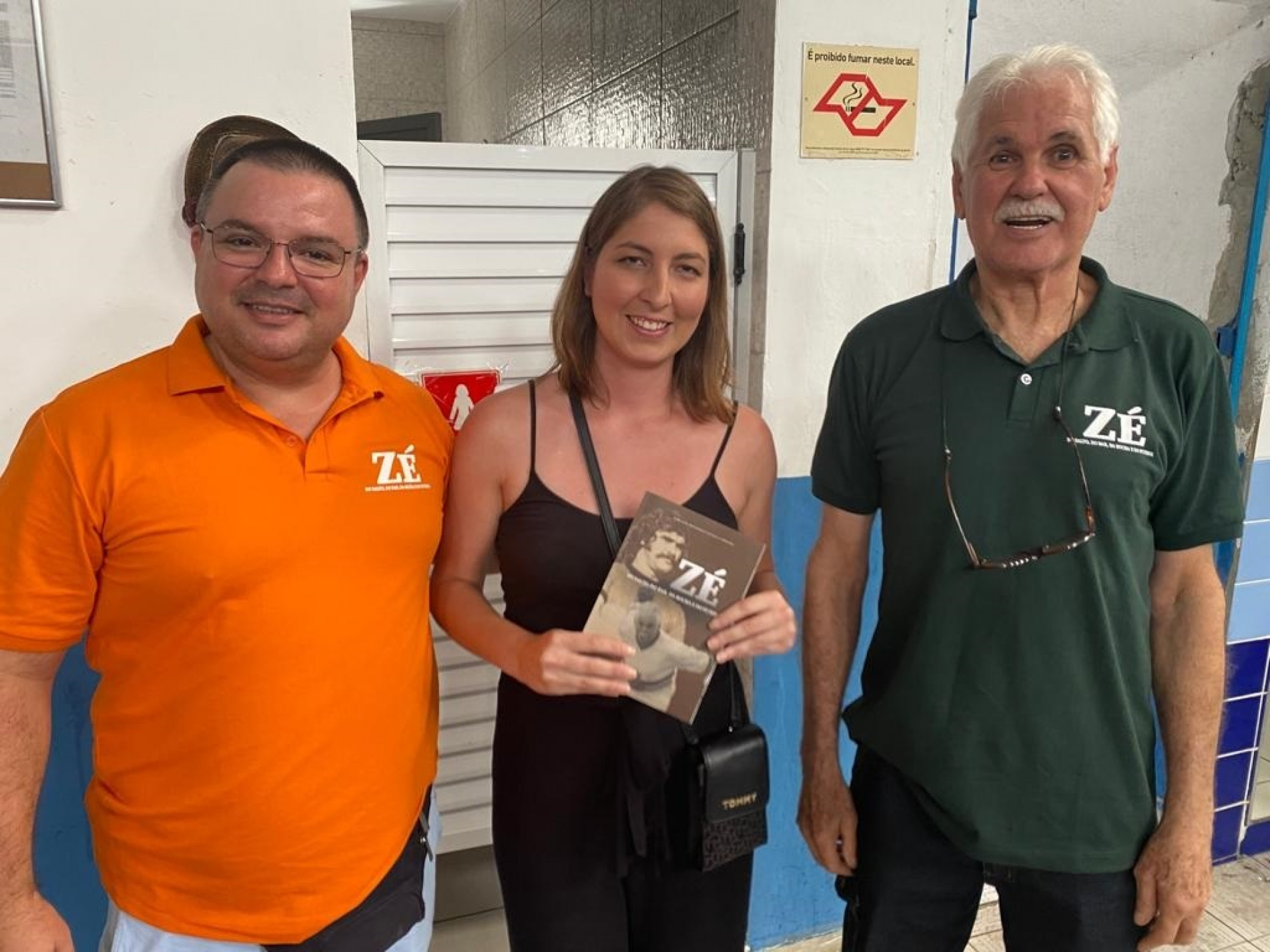 Marcelo Gazolli (esq.) é o biógrafo de 