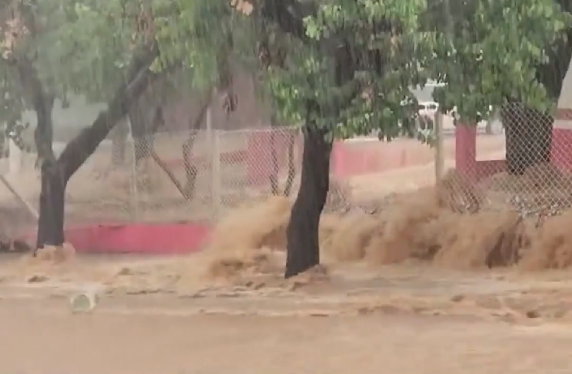 Efeitos da chuva dorte puderam ser vistos por várias partes