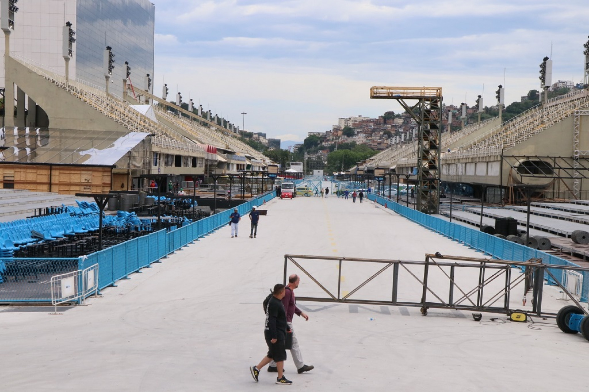 Sambódromo do Rio passa por reformas antes do desfile de Carnaval