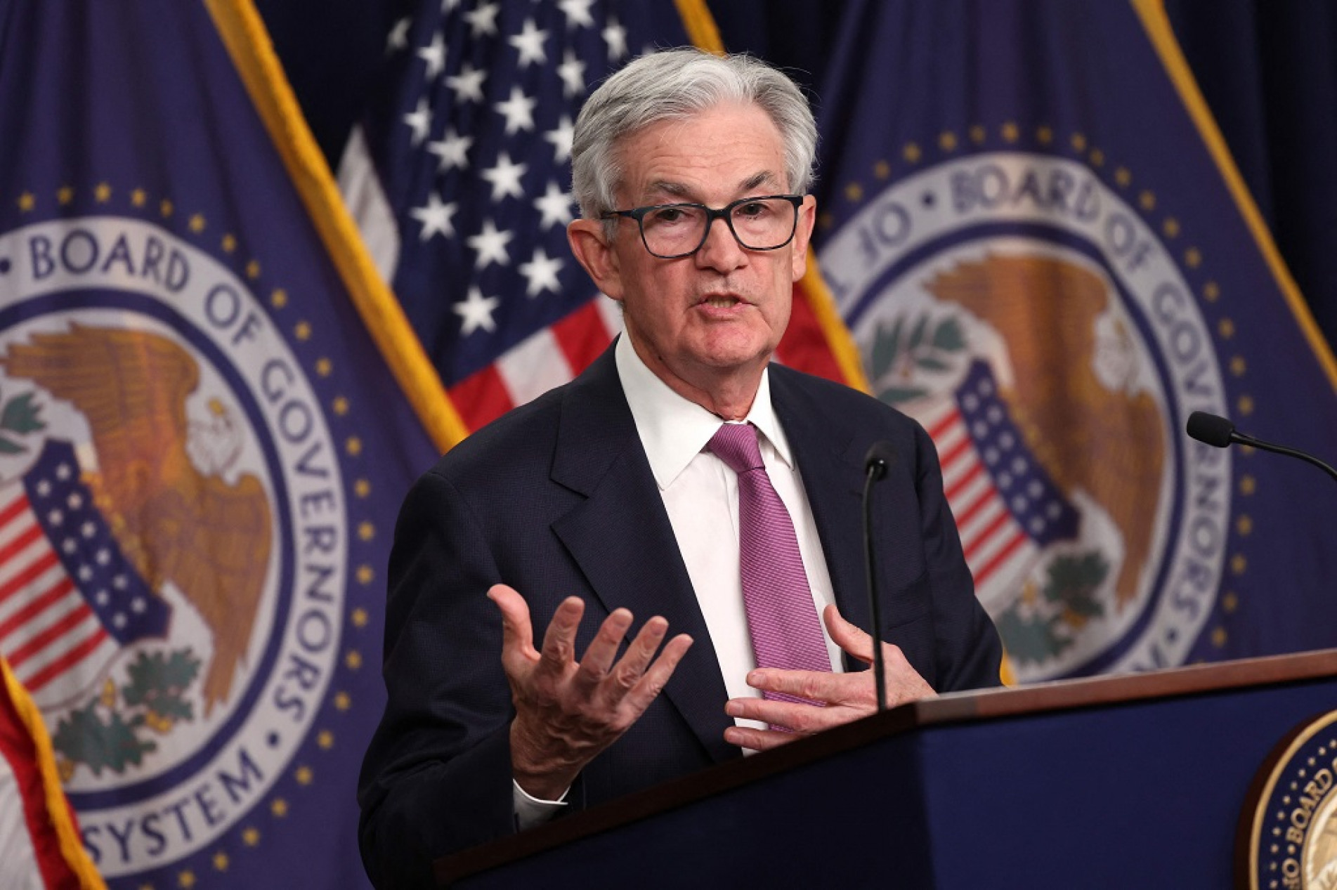 O presidente do Federal Reserve, Jerome Powell