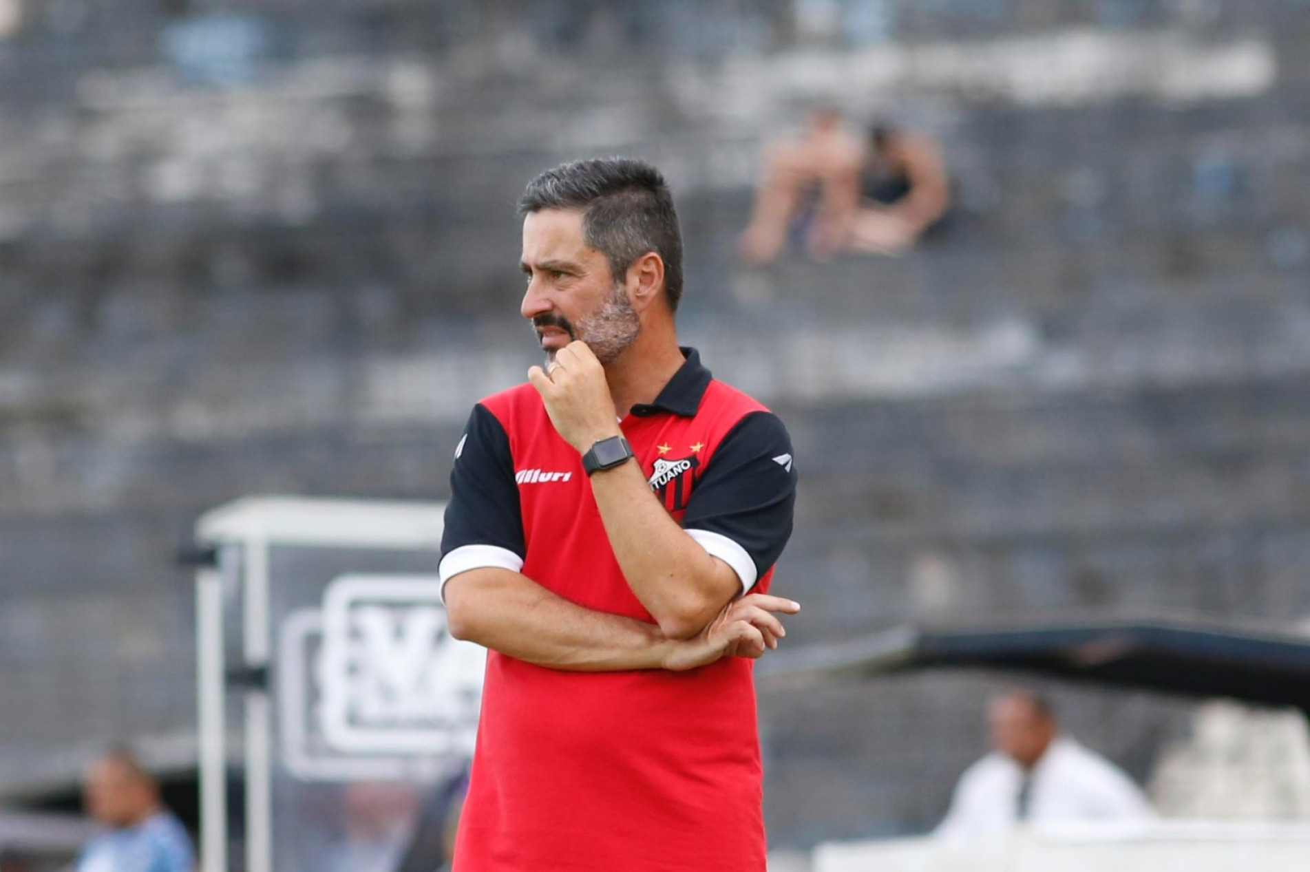 O técnico Carlos Pimentel, do Ituano