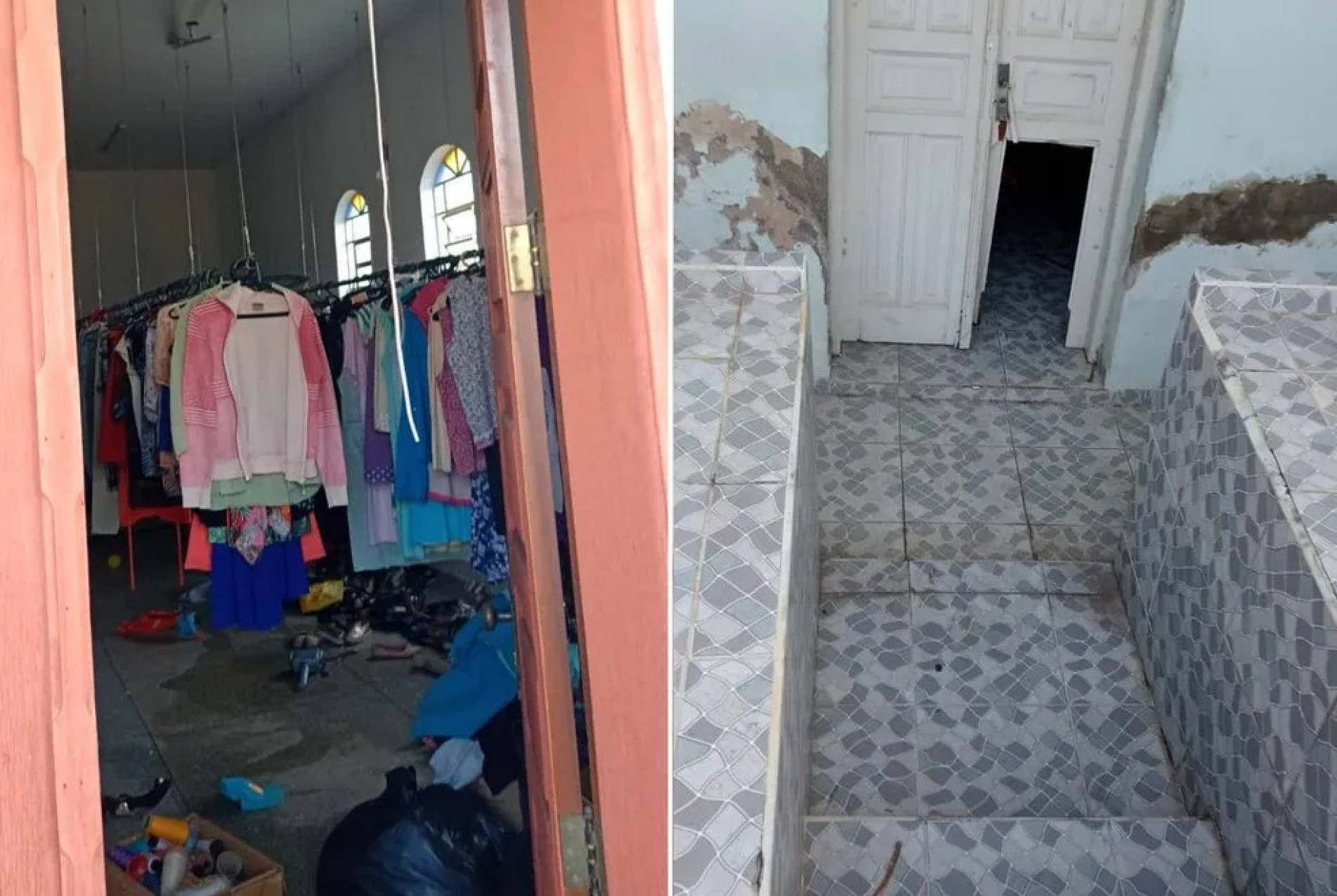 Criminosos levaram roupas, sapatos, microondas, ferro de passar, eletrônicos, fiação elétrica e torneiras
