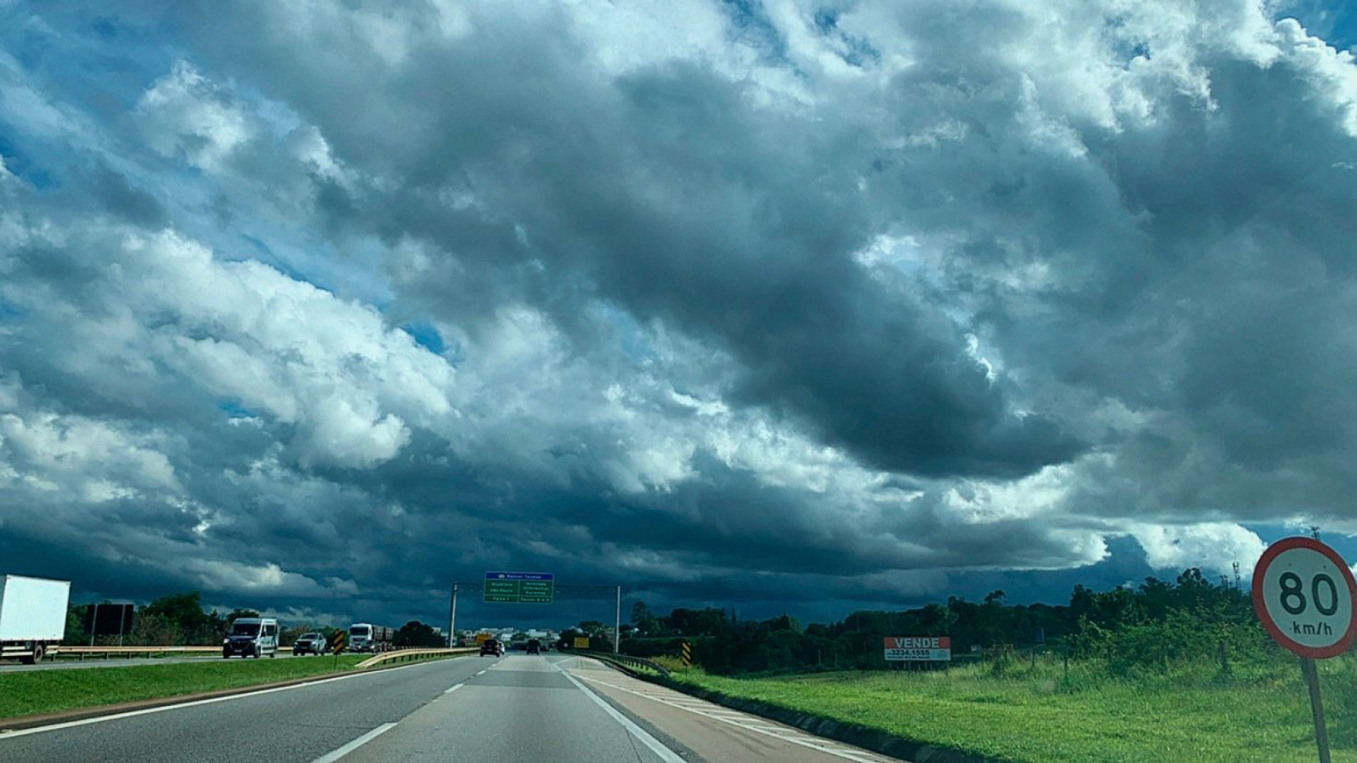 Instituto Nacional de Meteorologia alerta para tempestade em Sorocaba