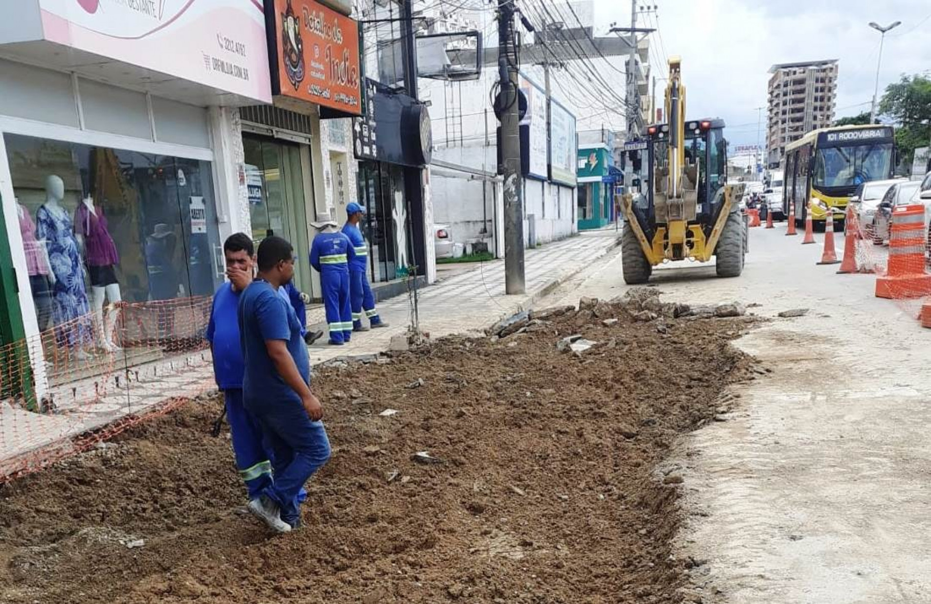 Previsão é de que a obra esteja concluída em aproximadamente 20 dias