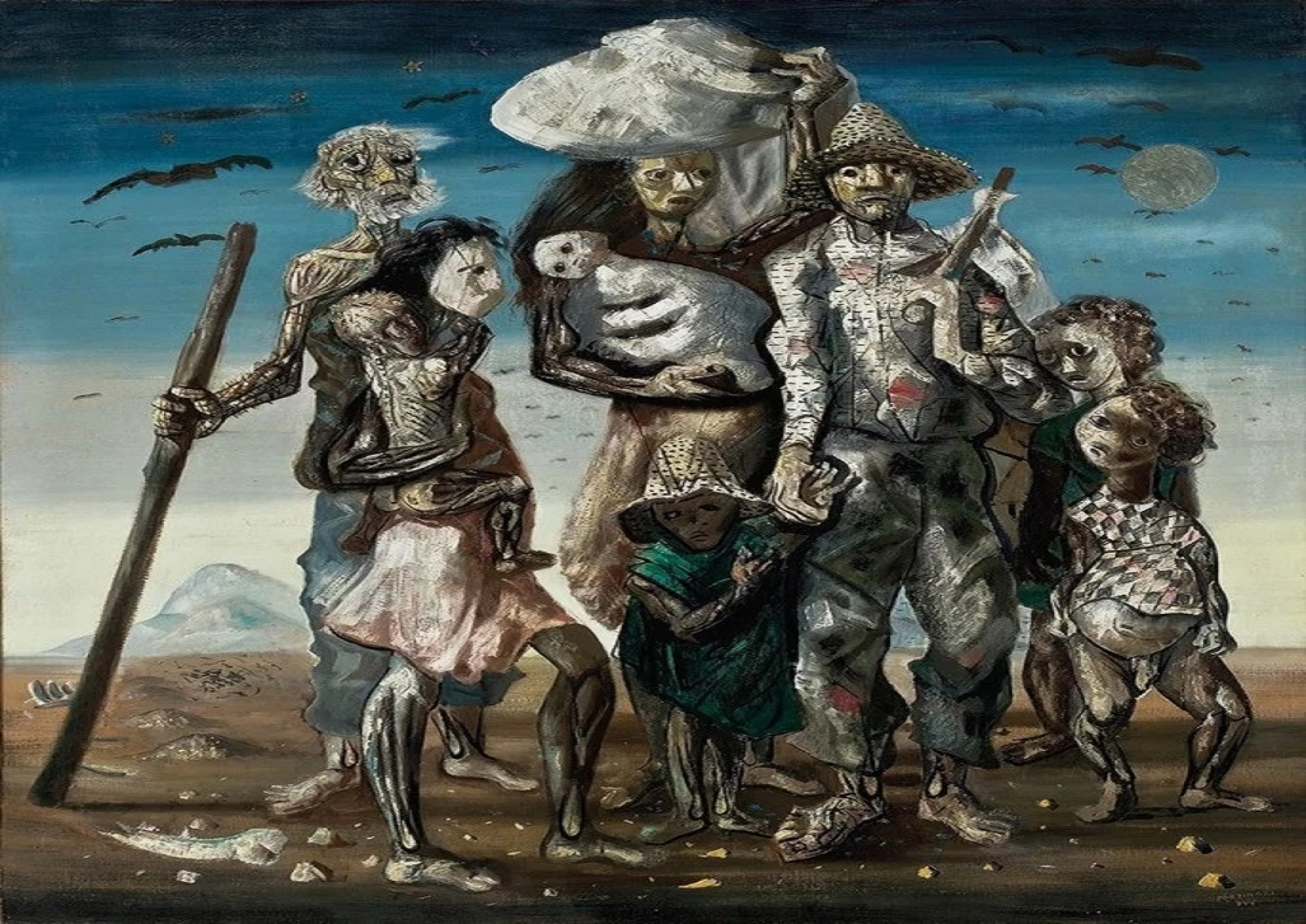 "OS RETIRANTES" DE C&Acirc;NDIDO PORTINARI (1944)