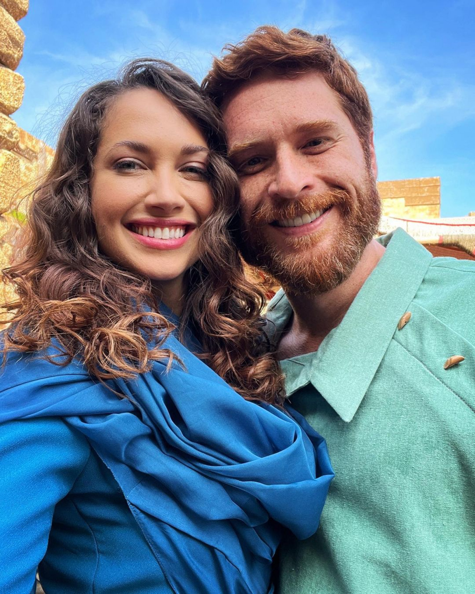 Maiara Walsh e Cirillo Luna nos bastidores de 