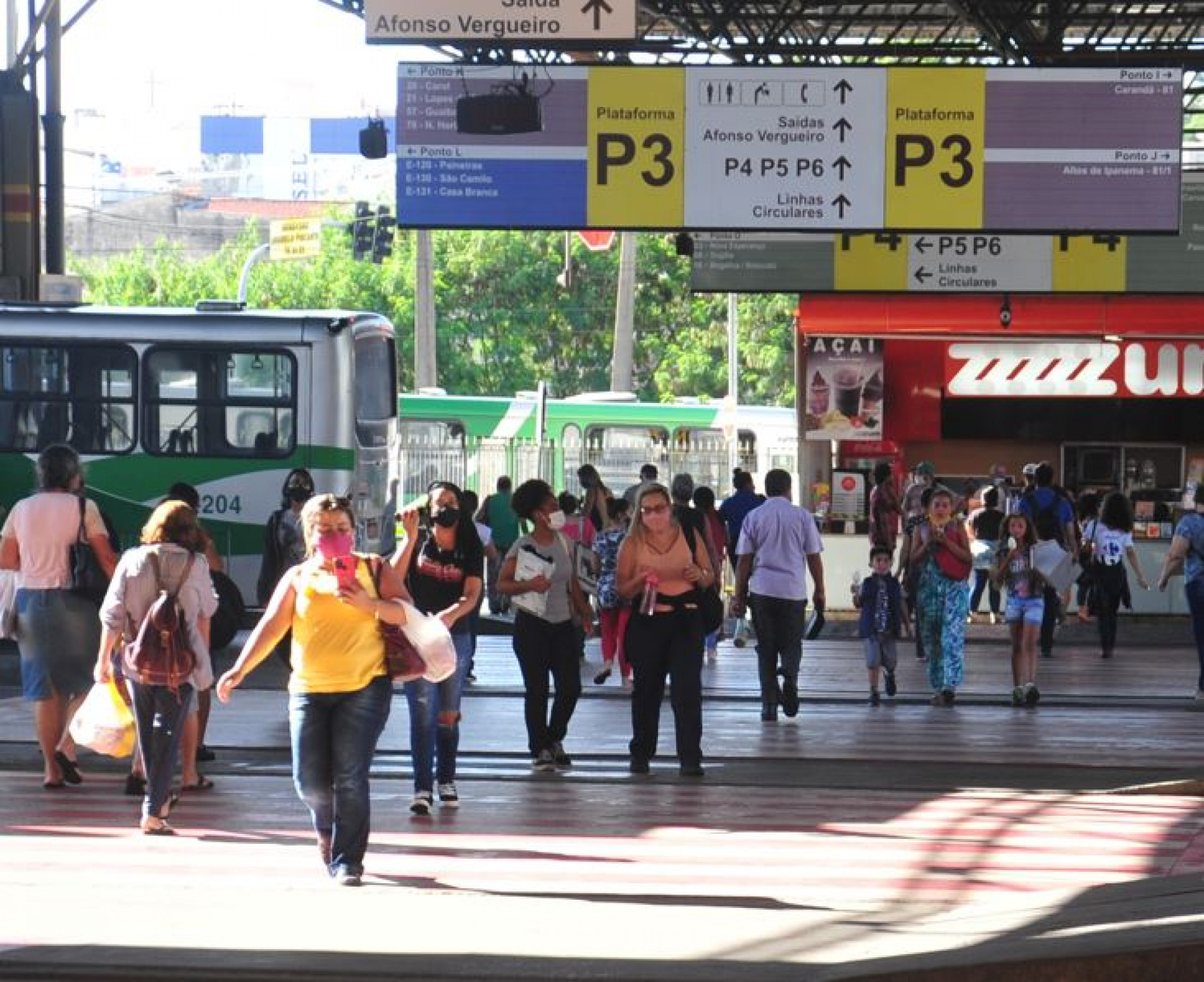 A partir de agora, os terminais de ônibus de Sorocaba devem ter placas com informações sobre horários e itinerários