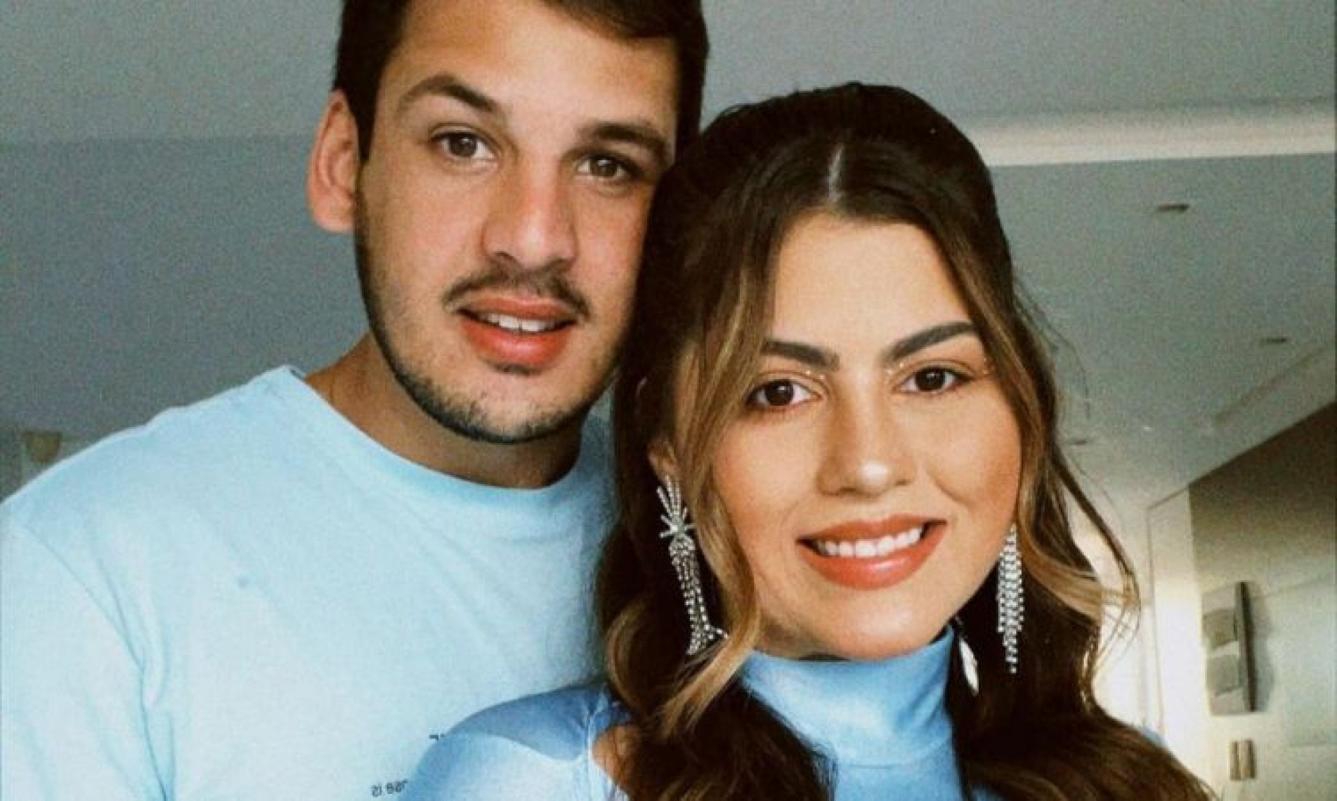 A vereadora Yanny Brena e o namorado, Rickson Pinto
