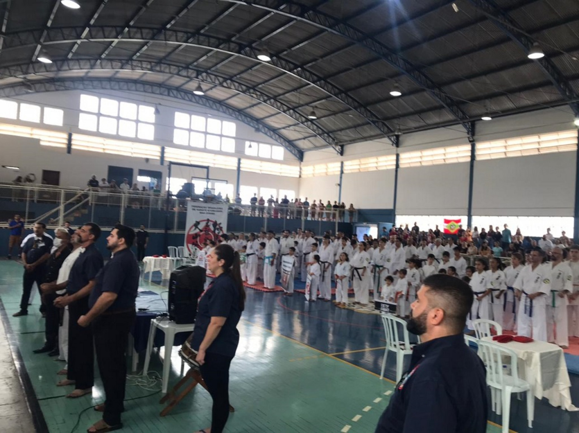 Houve muitos troféus e medalhas entregues aos competidores