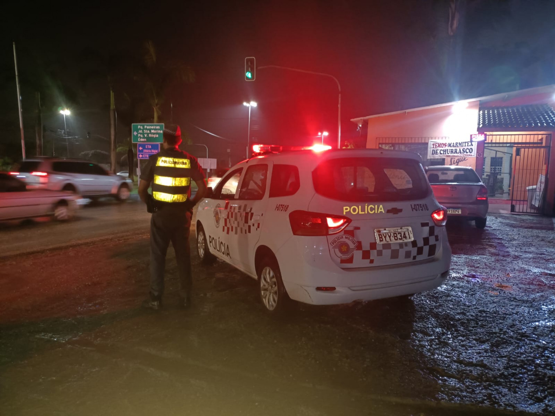 A Operação Impacto ocorreu em diversas regiões da cidade