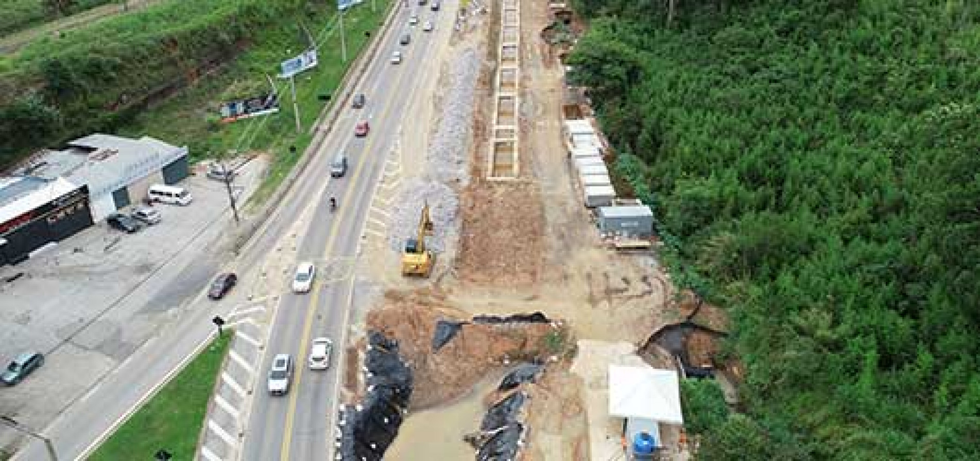 Obras na rodovia Raposo Tavares