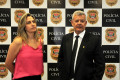 Marta Cardum, delegada assistente da Seccional, e R&eacute;gis Campos Vieira, delegado titular do 6&ordm; Distrito Policial  - Cezar Ribeiro
