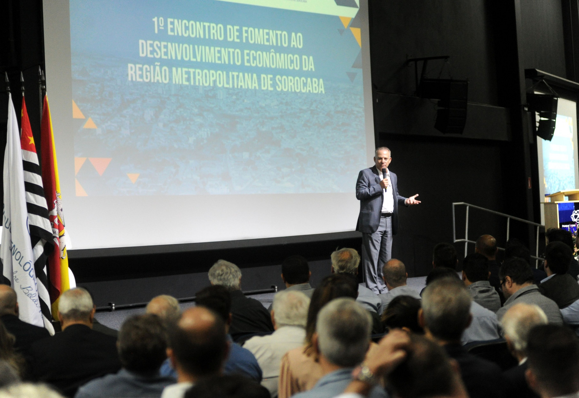 Secretário estadual Jorge Lima participou do evento em que também foi anunciado um novo centro tecnológico