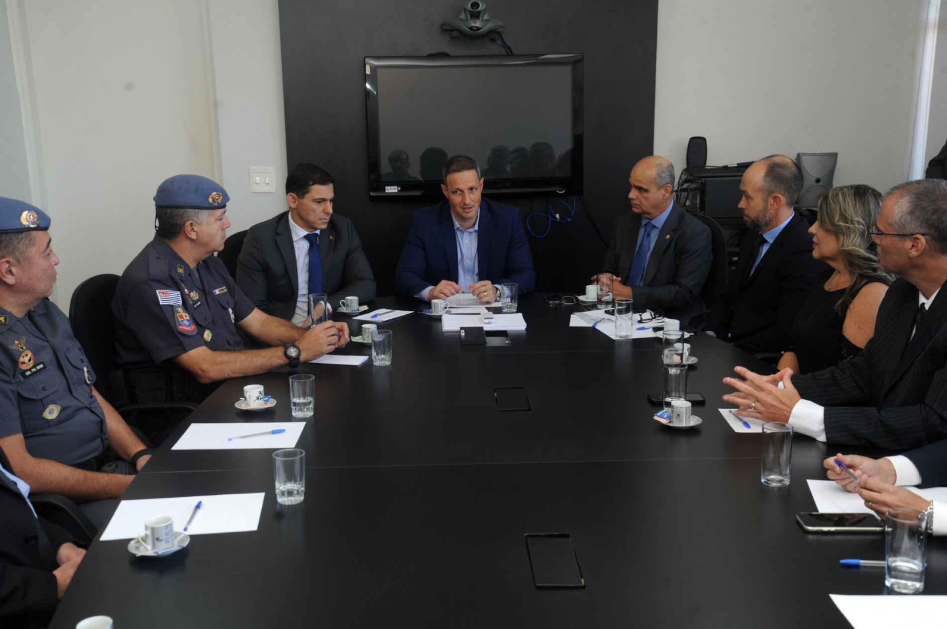 Encontrou contou com a presença de representantes das polícias Civil e Militar