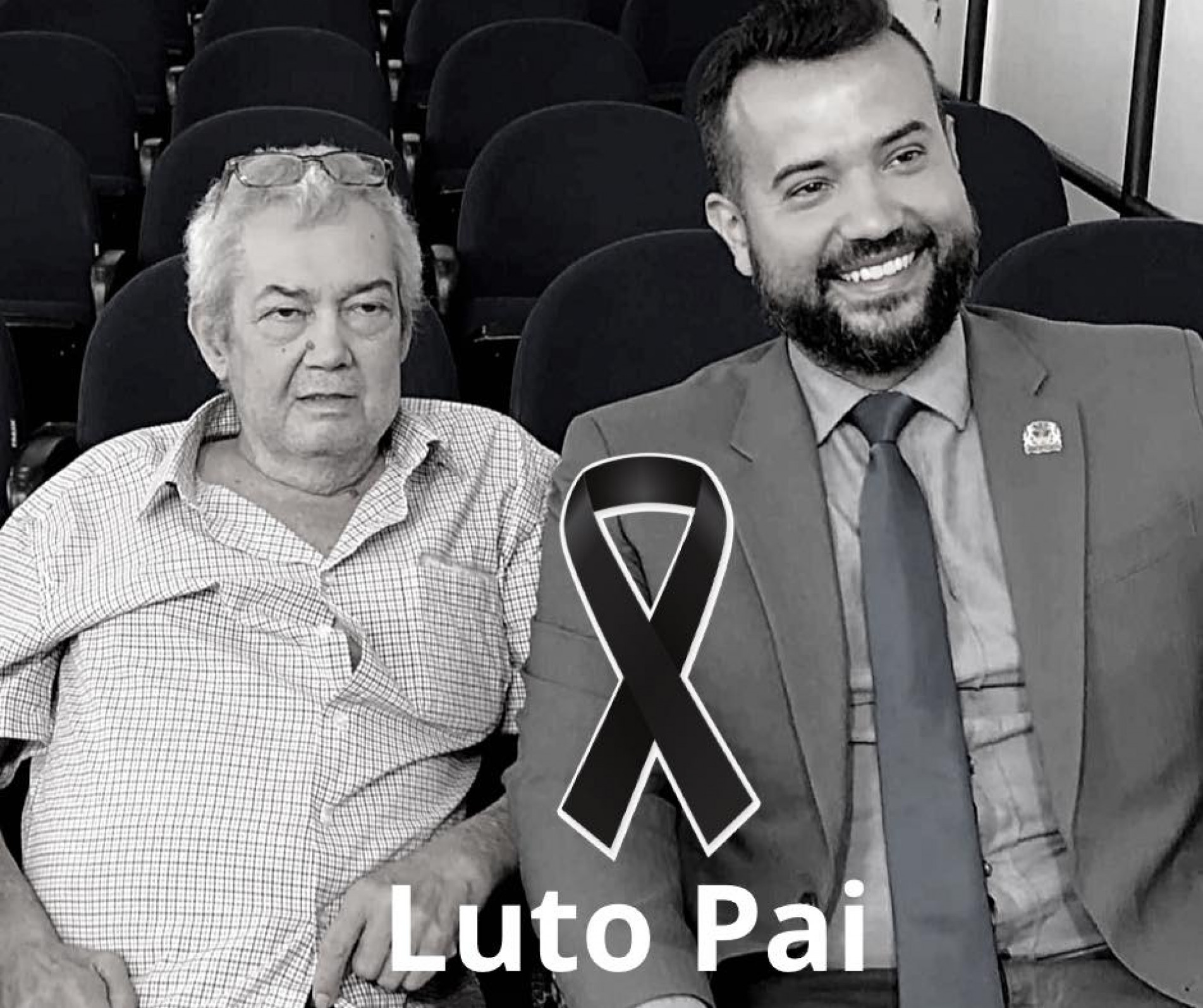 Vereador Fábio Simoa (Republicanos) publicou uma imagem ao lado do pai nas redes sociais neste sábado (18)