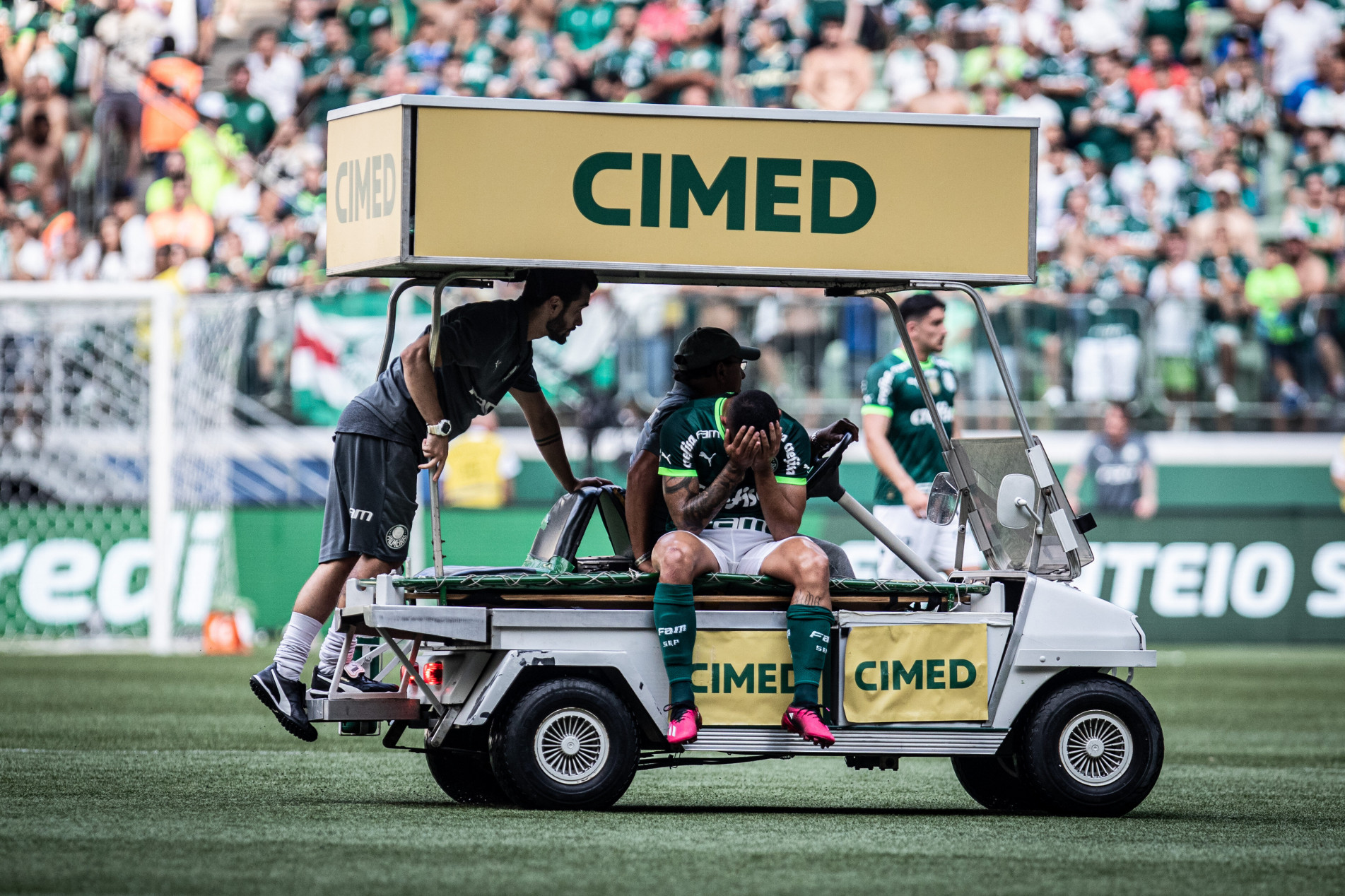 Meia sofreu uma lesão muscular na coxa esquerda
