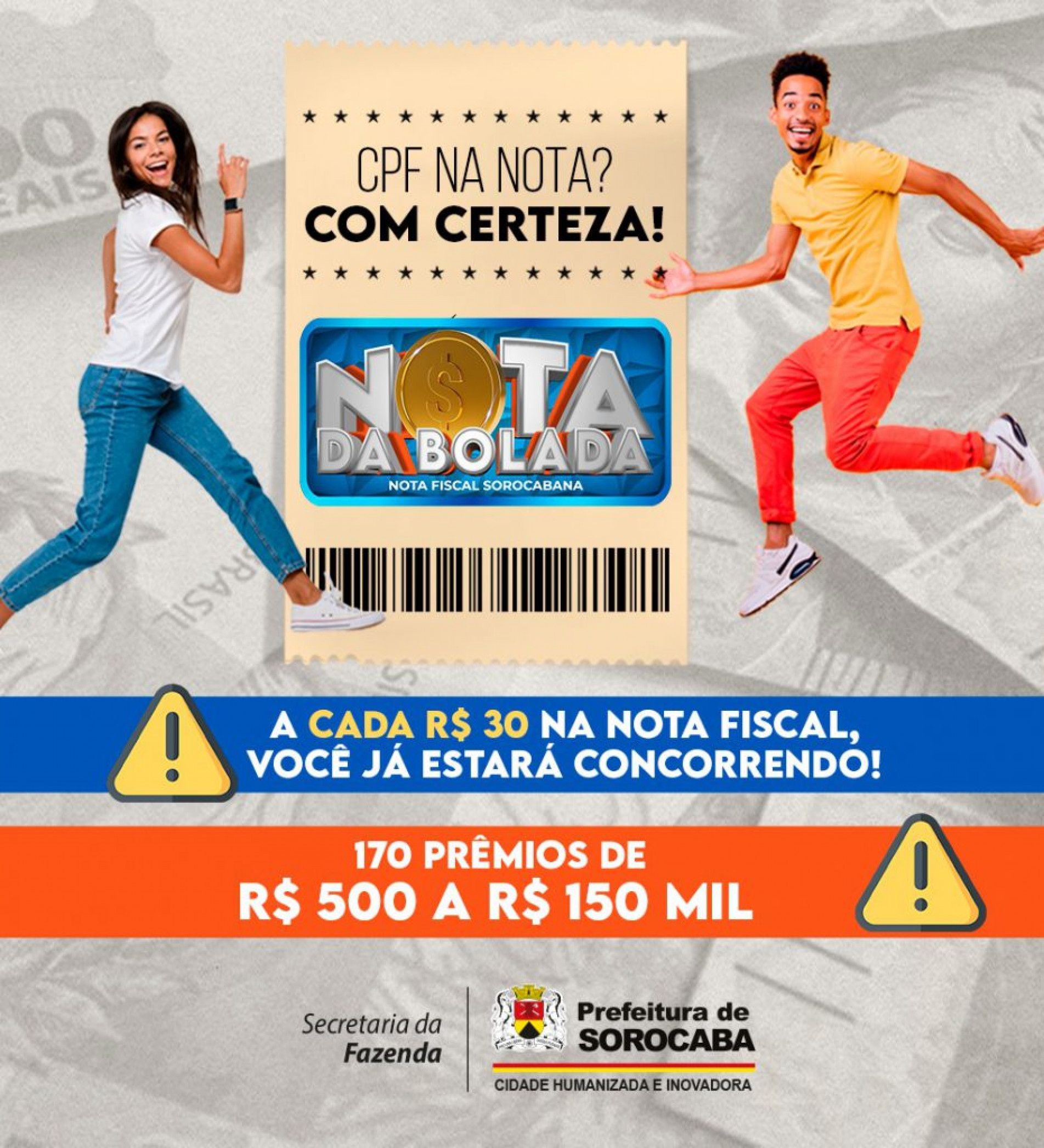 Nota da Bolada faz primeiro sorteio neste sábado (29)