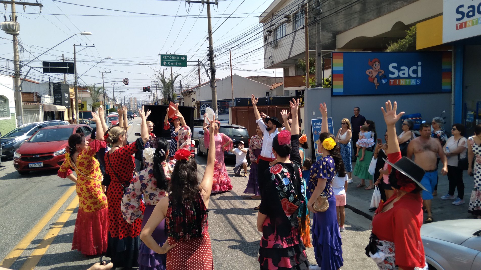 Dançarinas apresentarão parte da cultura espanhola