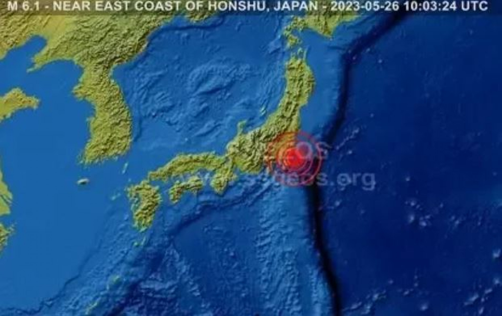 Terremoto de magnitude 6,2 atingiu o Japão
