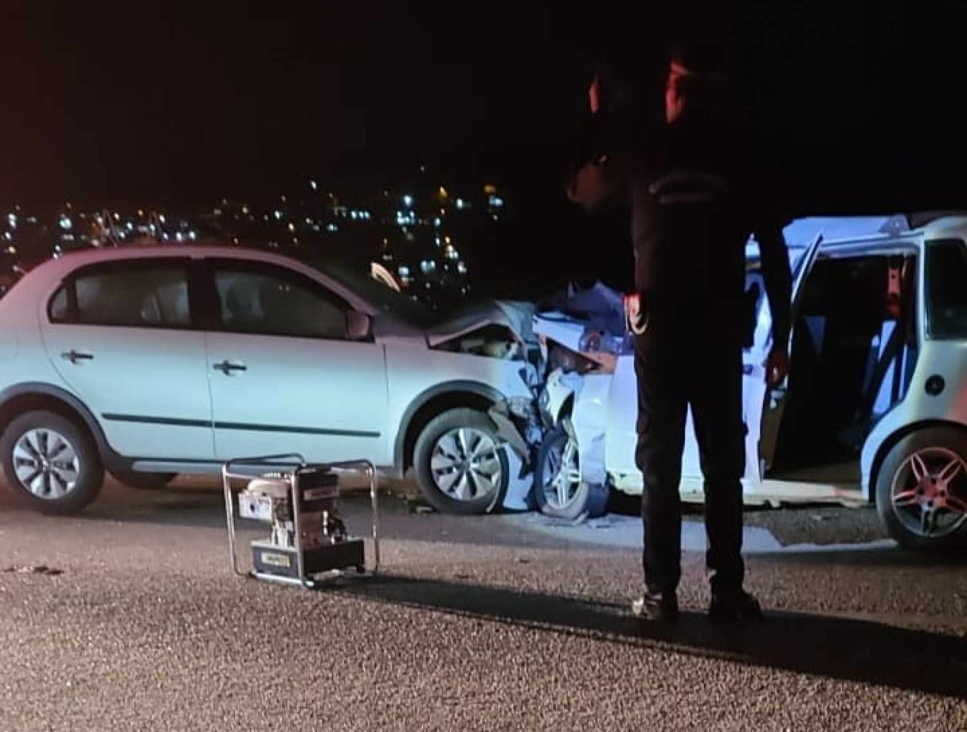 Acidente aconteceu por volta das 19h18